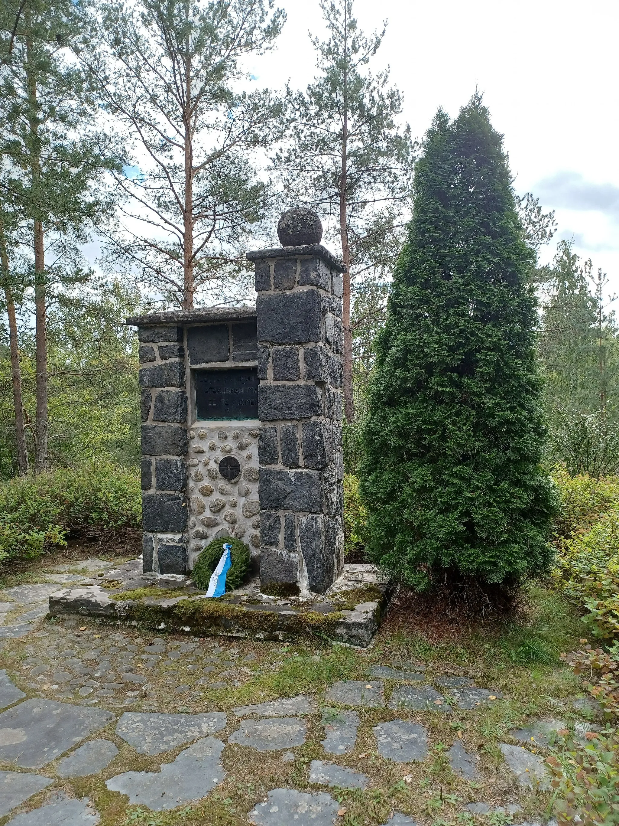 Photo showing: Memorial of the battle of Harjakangas in Pori, Finland.