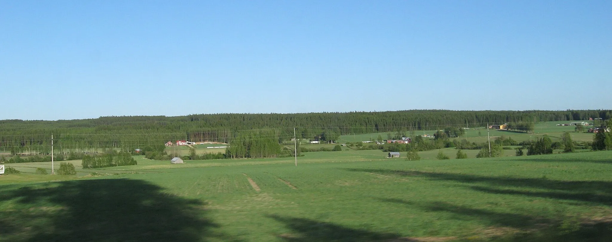 Photo showing: Hyypänjokilaakso valley in Hyyppä village, Kauhajoki, Finland.