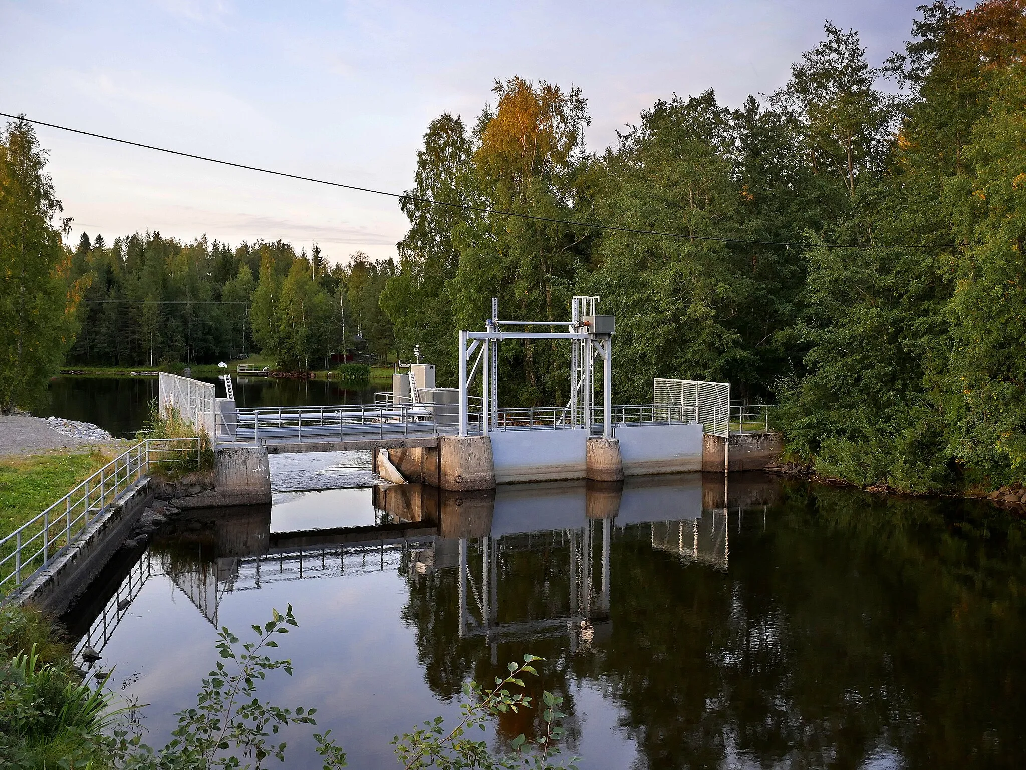 Photo showing: Niska dam, Lappajärvi.