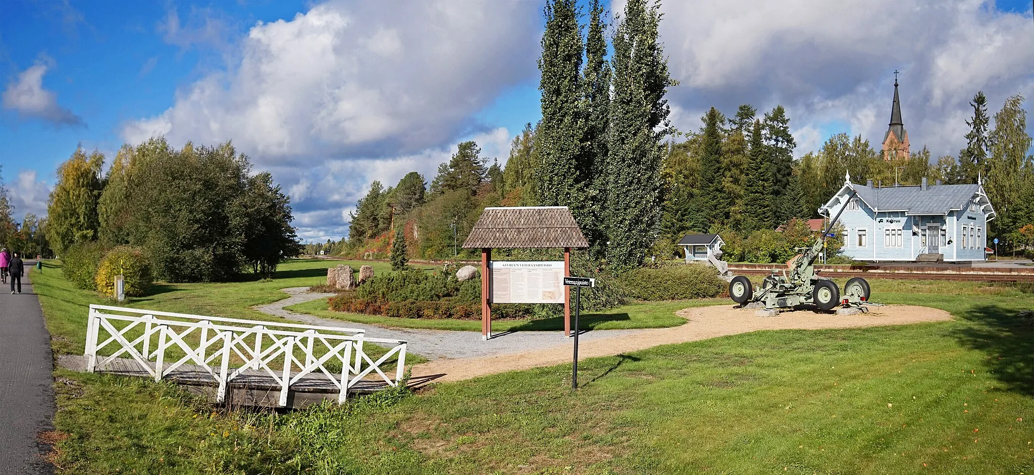 Photo showing: The park Veteraanipuisto in Keuruu