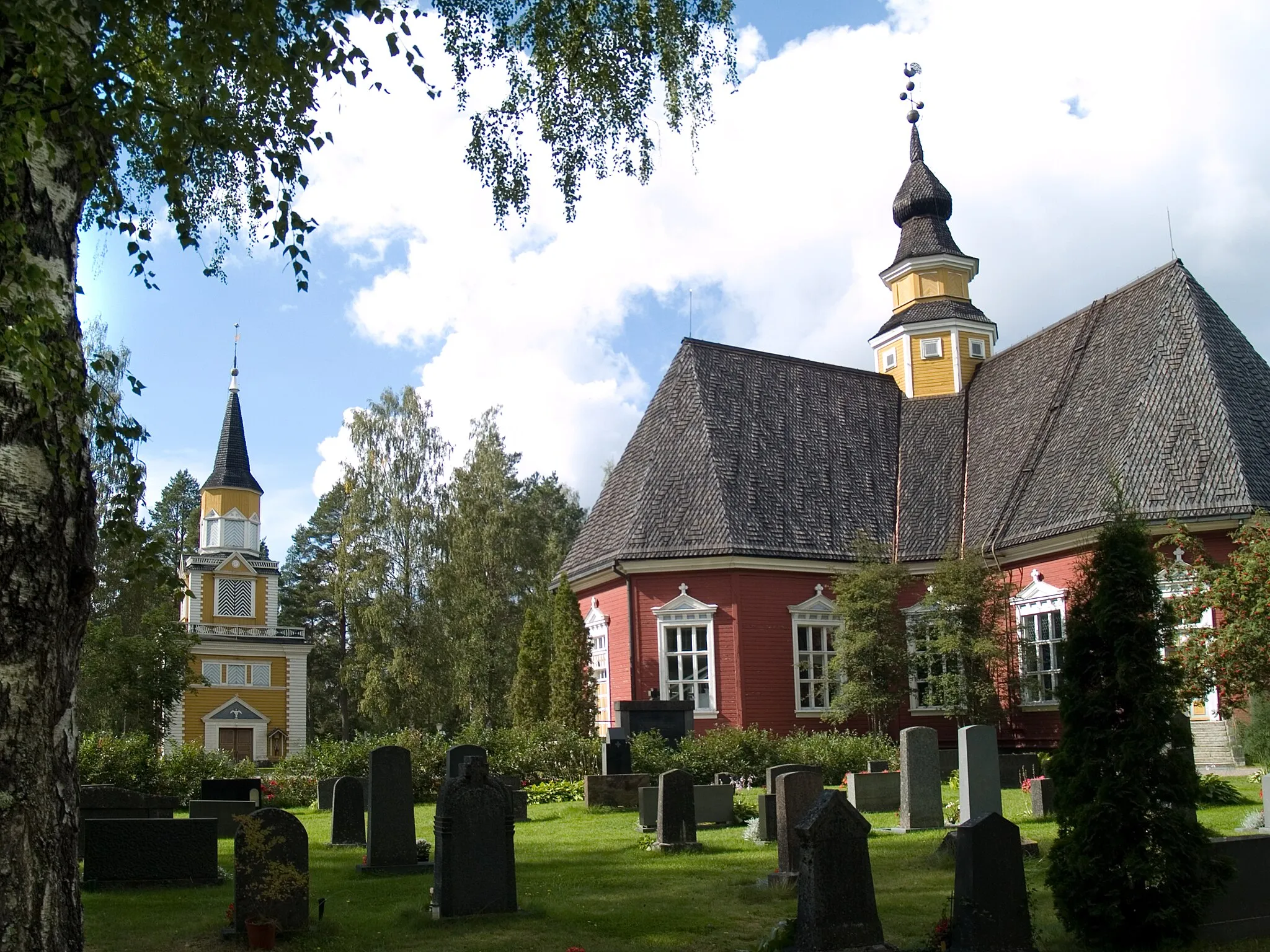 Photo showing: Old church in Kuortane, Finland, August 2012.