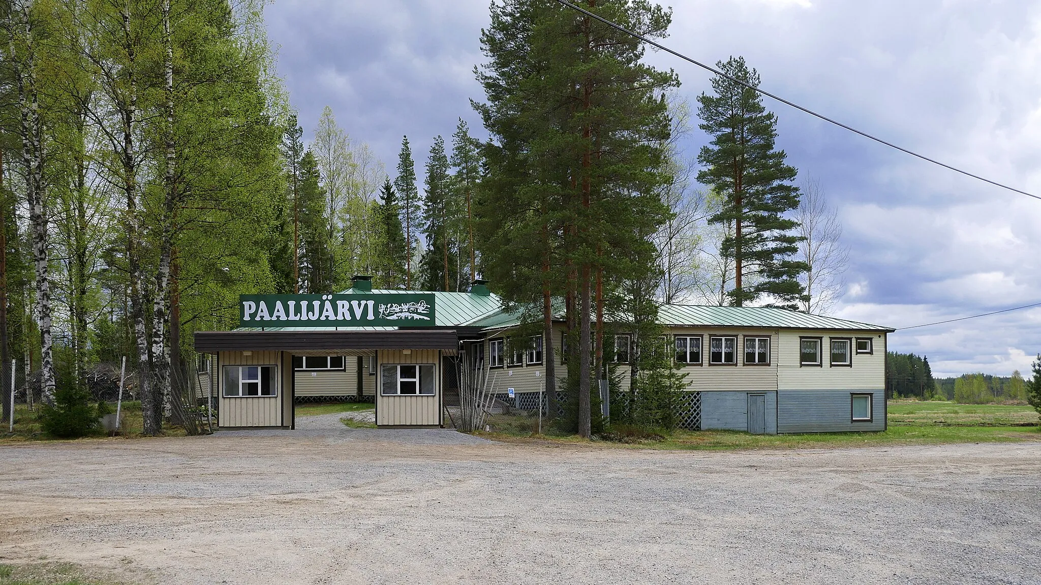 Photo showing: Paalijärven tanssilava Alajärvellä.