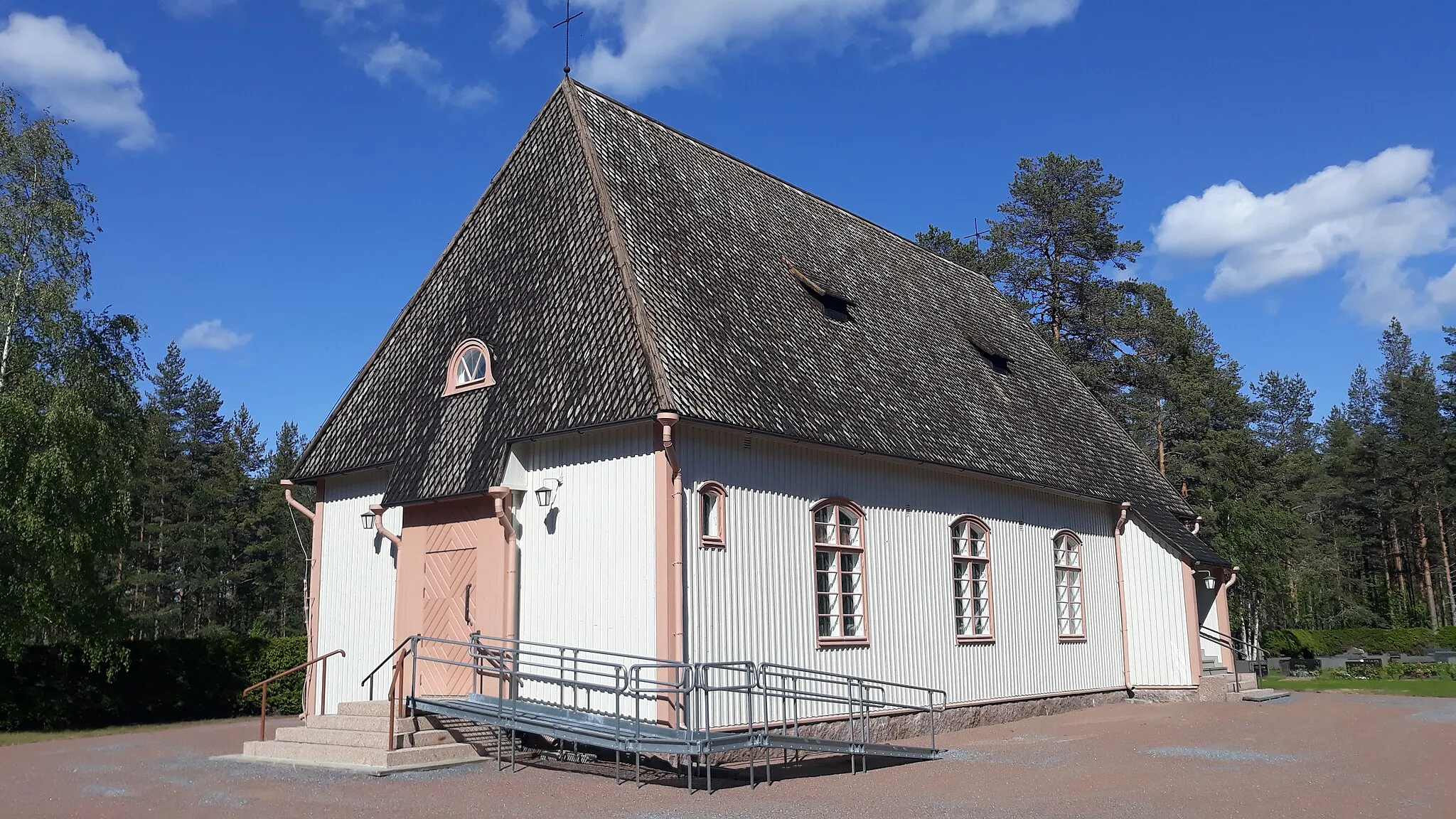 Photo showing: This is a photo of a monument in Finland identified by the ID 'Nummijärvi church' (Q18661015) - RKY: 5164