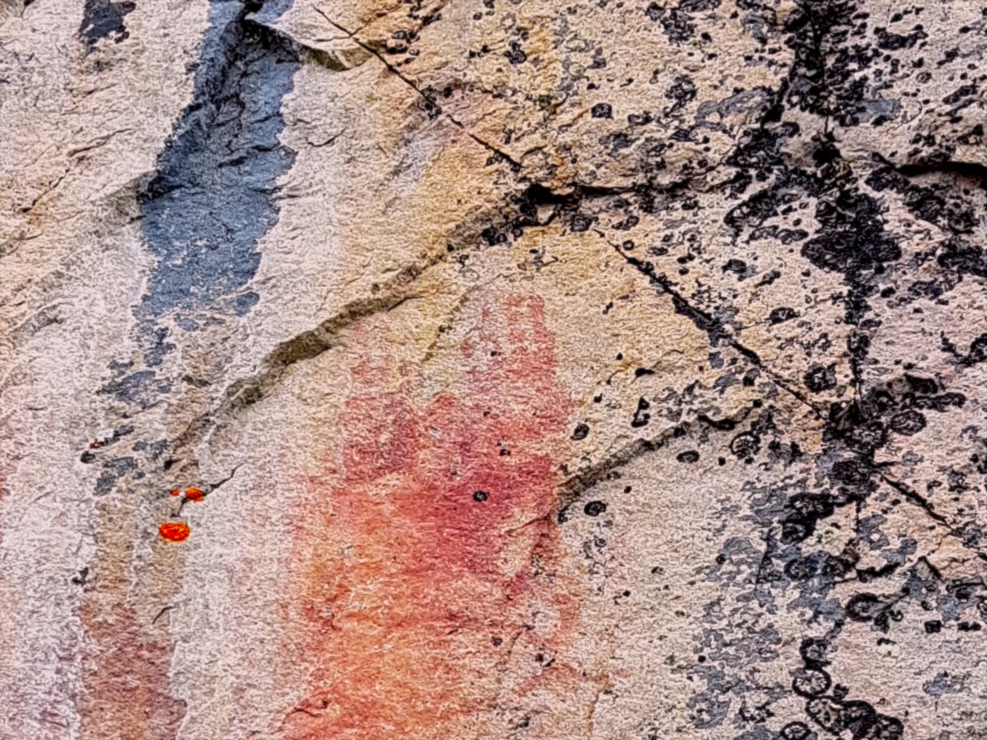 Photo showing: This is a photo of a monument in Finland identified by the ID 'Saraakallio rock paintings' (Q11892472)