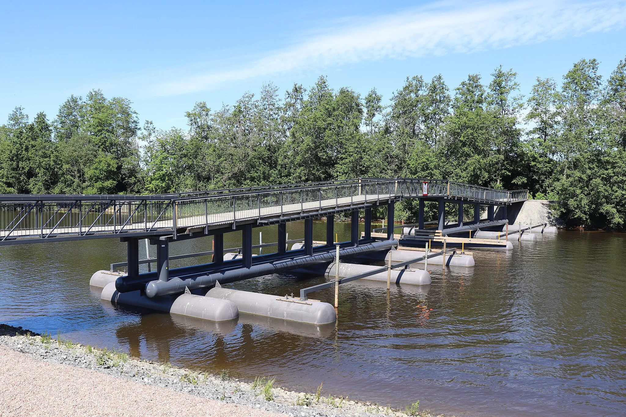 Photo showing: Niittäjänsilta bridge in Pori, Finland.