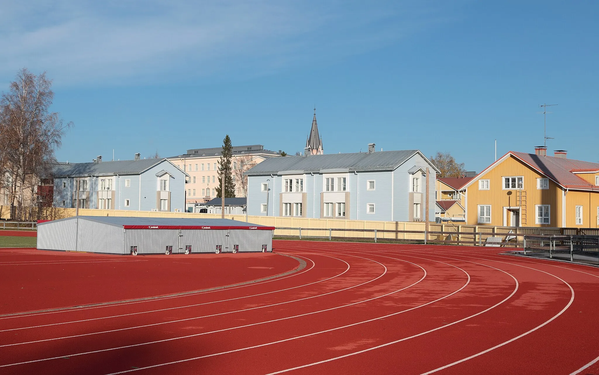 Photo showing: The Sauvosaari sports field in Kemi.