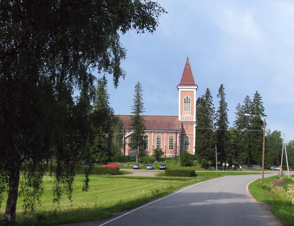 Photo showing: Toholampi Church, Toholampi Finland. The wooden church designed by architect C.A. Setterberg was completed in 1861