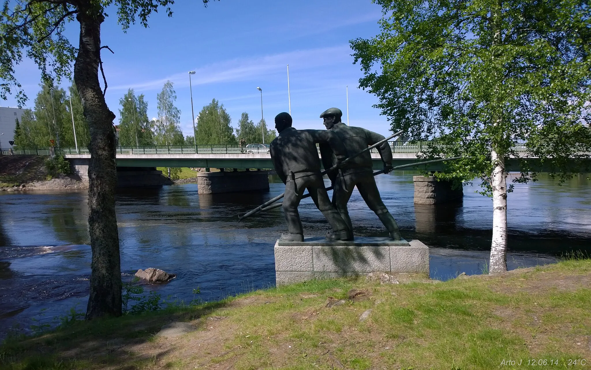 Photo showing: Joensuu - Log Floaters...