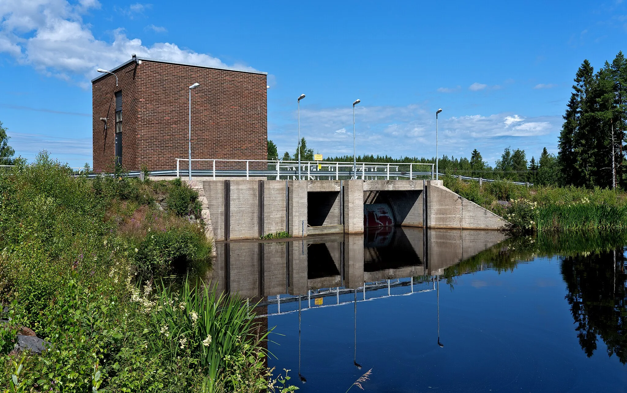 Photo showing: Kattilakosken voimalaitos Ähtävänjoessa Evijärvellä.