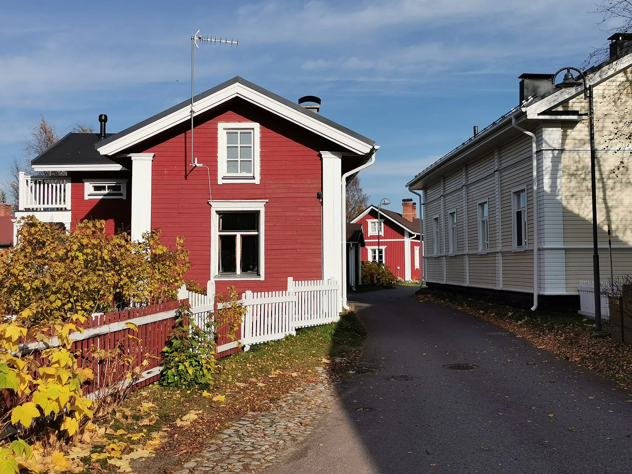 Photo showing: A street in Hamina, Ii.