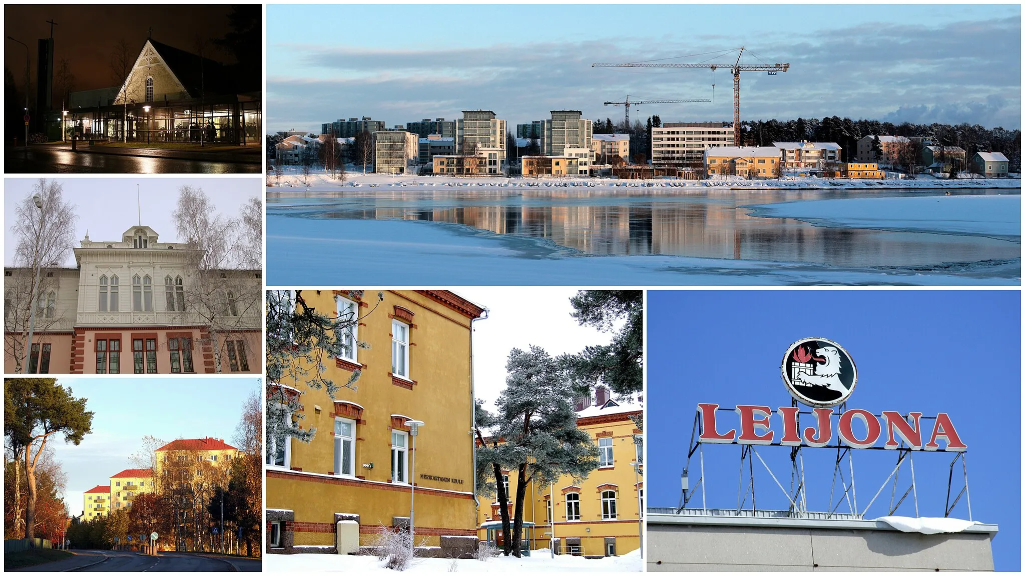 Photo showing: Montage of Tuira, Oulu.