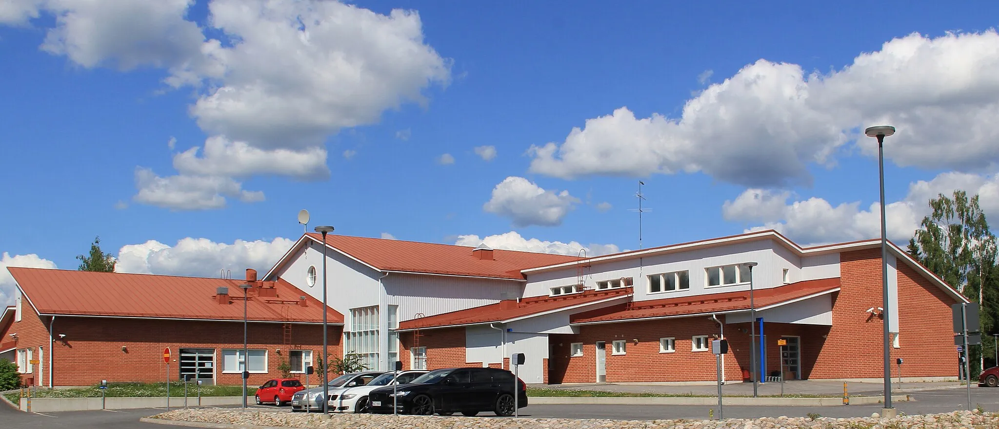 Photo showing: Ganander primary school, Rantsila, Siikalatva, Finland. - School was named after priest Christfried Ganander