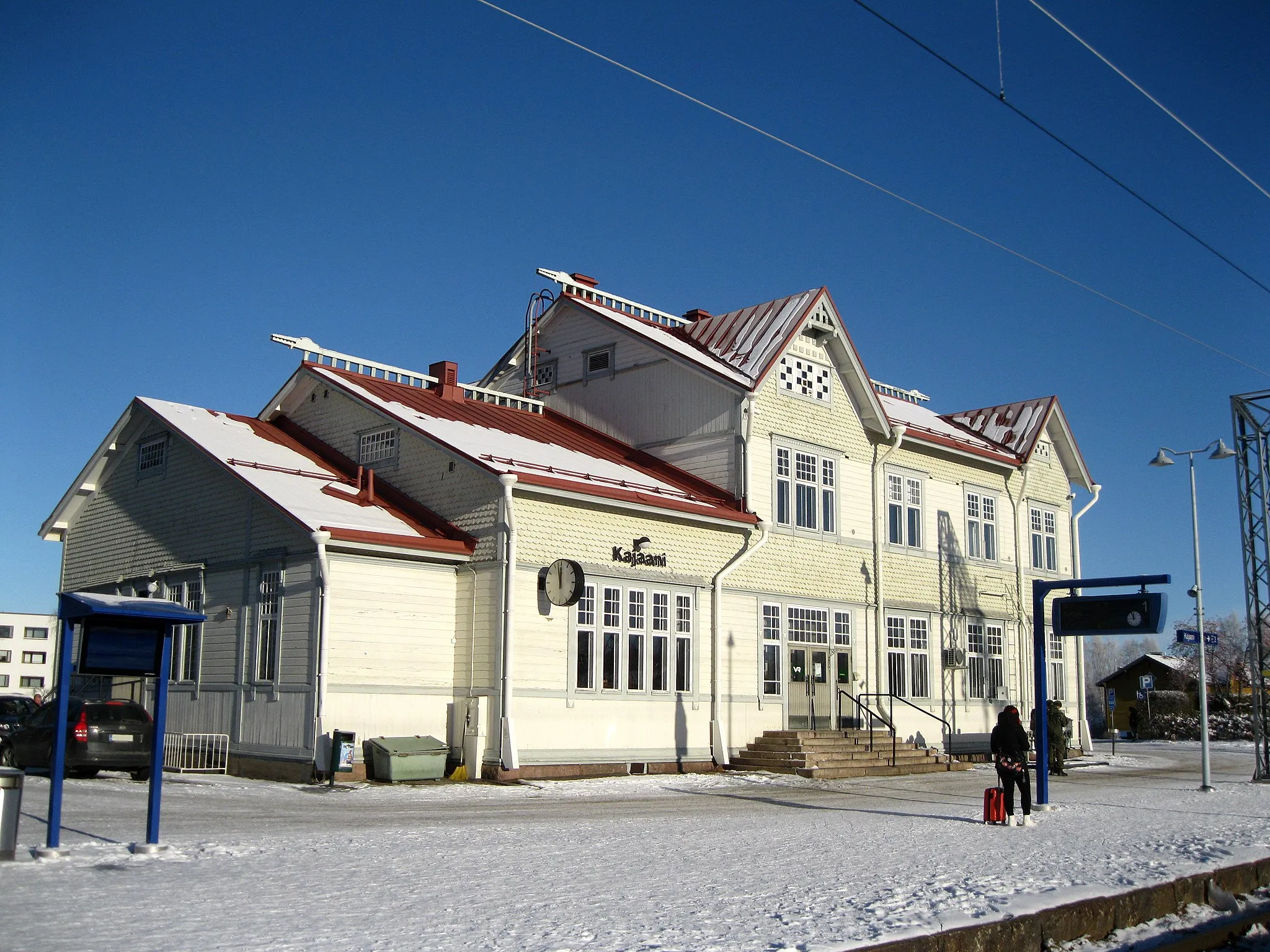 Photo showing: Kajaani railway station, Finland.