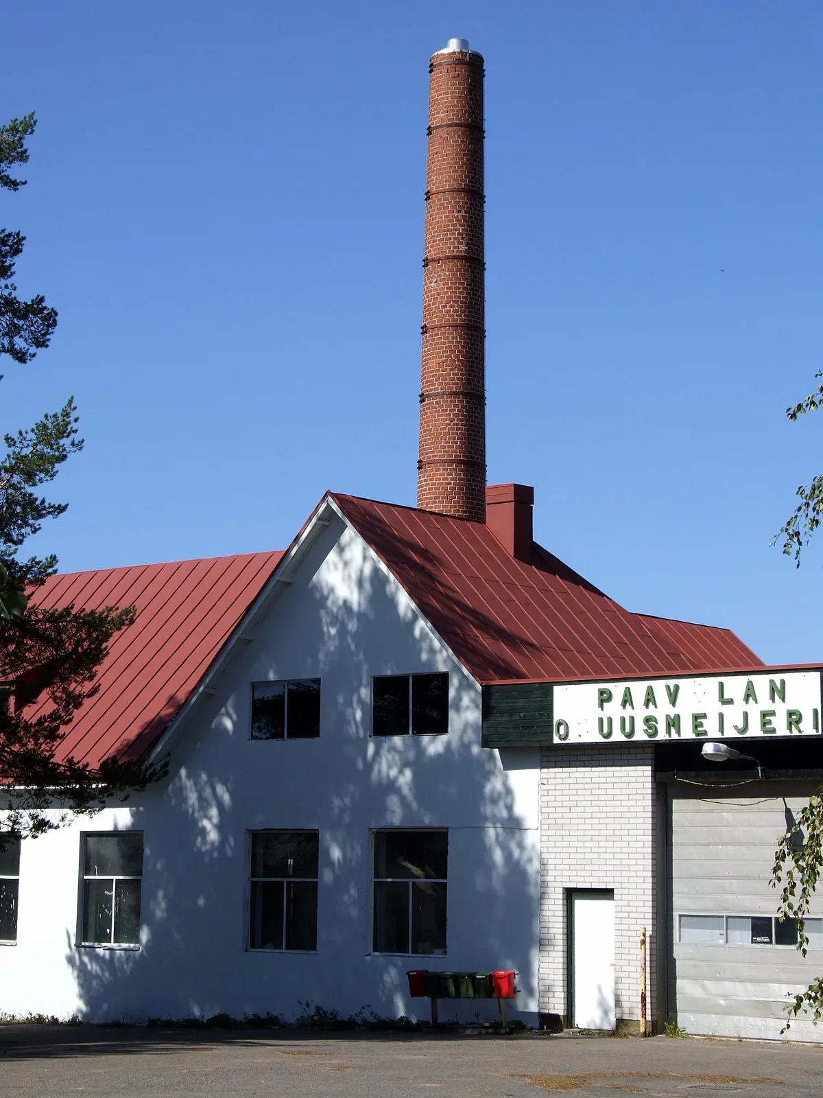 Photo showing: Paavola Cooperative Dairy in the village of Paavola