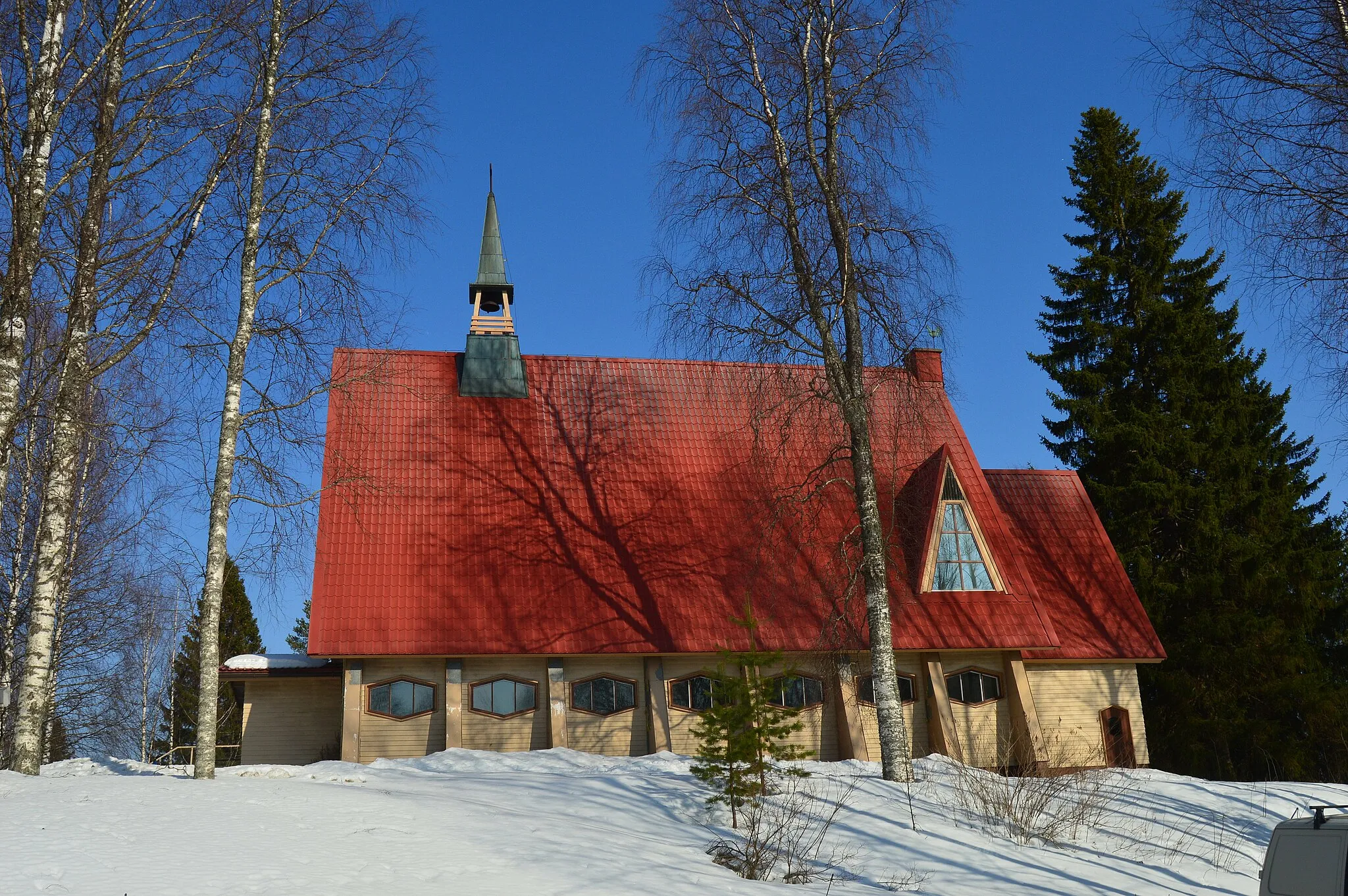 Photo showing: Joensuun Hoilolan kyläkirkko