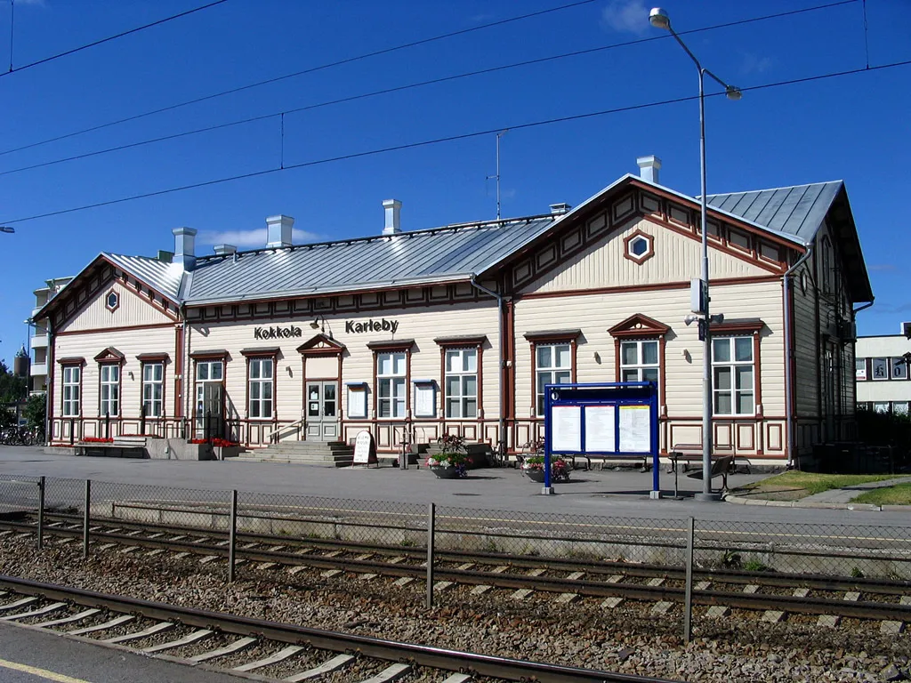 Photo showing: Kokkola railway station, Kokkola, Finland