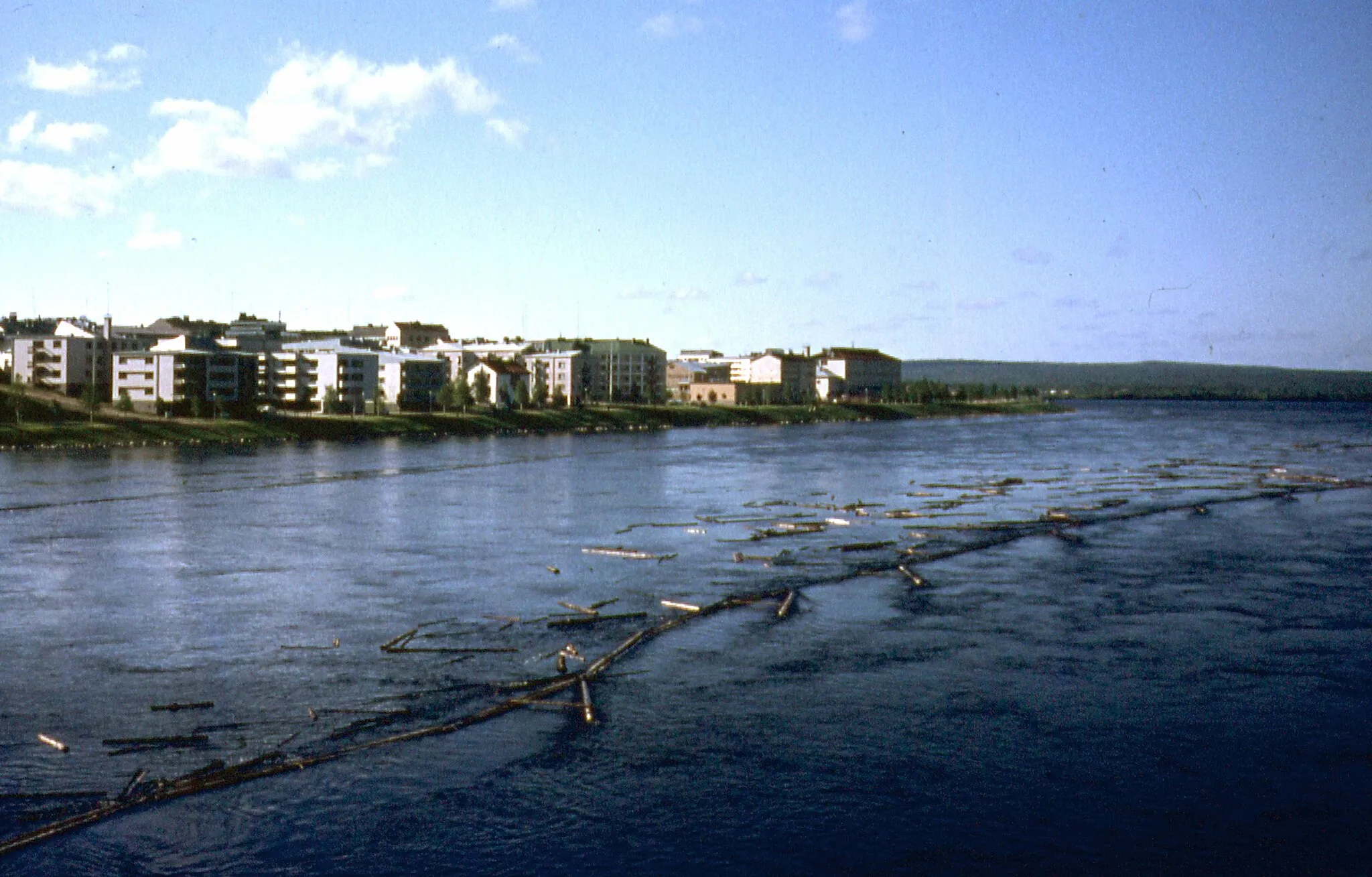 Photo showing: Kemijoki in juni 1972