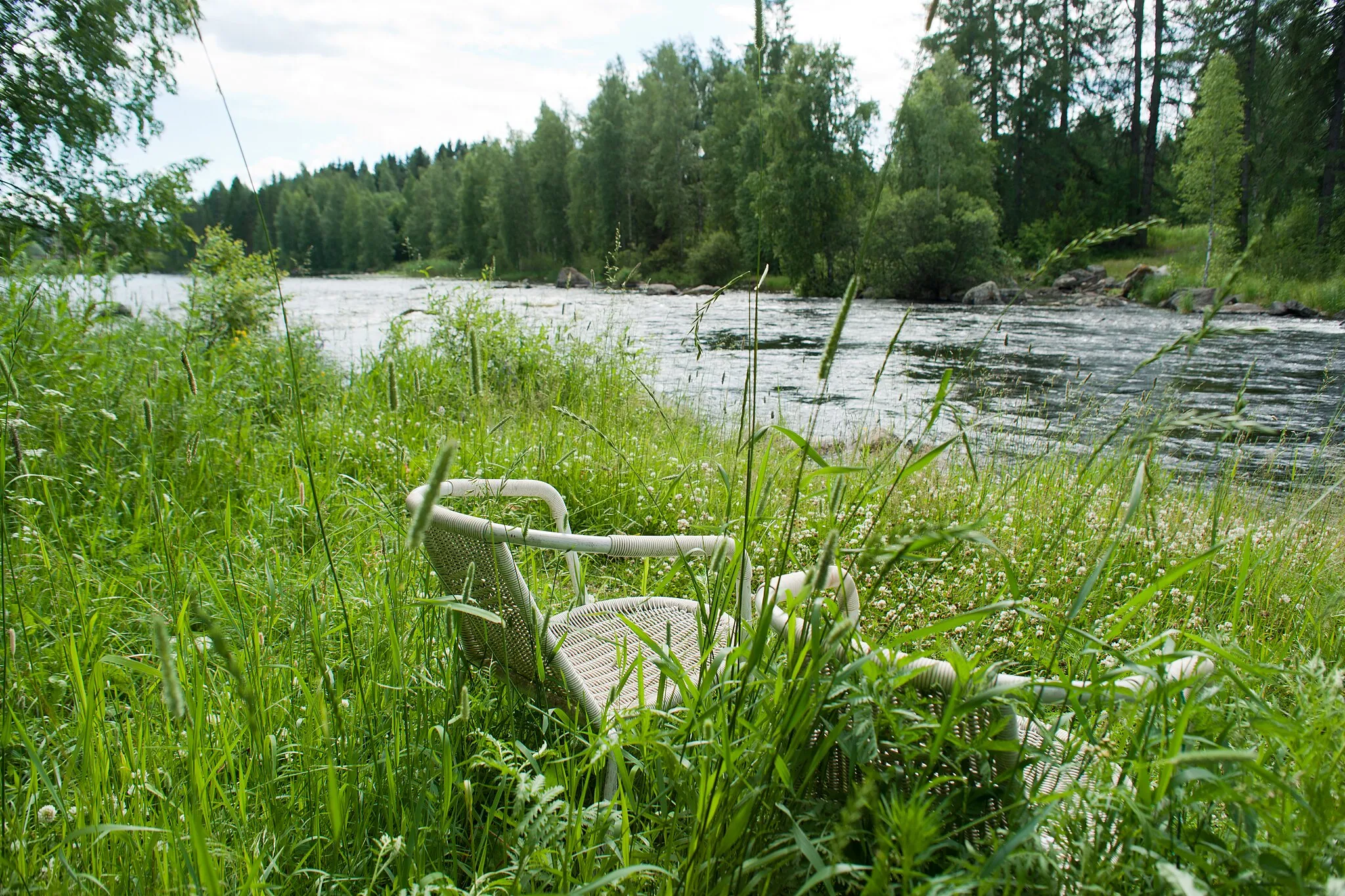 Photo showing: Äyskoski rapids in Tervo, Finland.