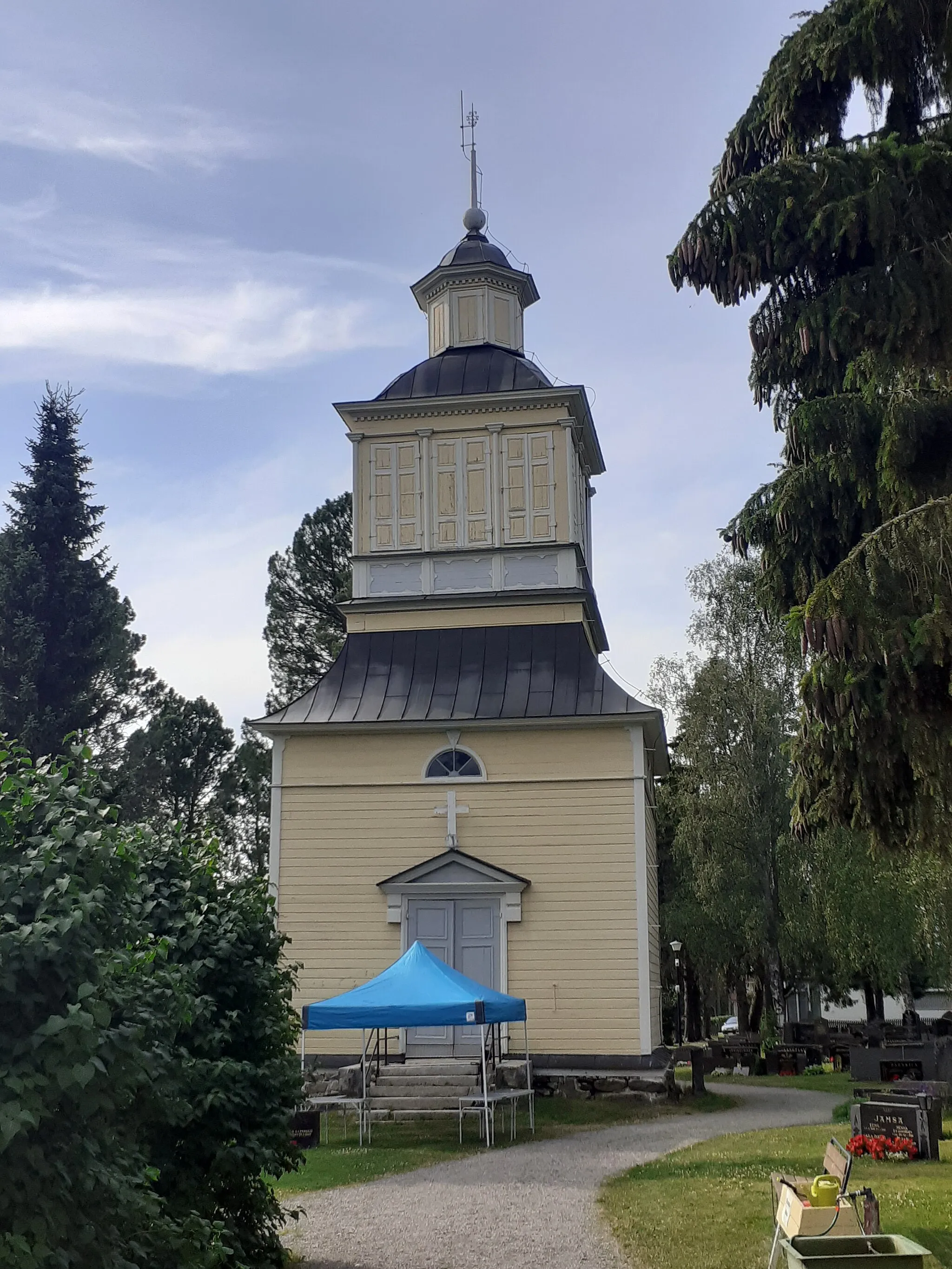 Photo showing: This is a photo of a monument in Finland identified by the ID 'Haapajärvi Church' (Q18658789)