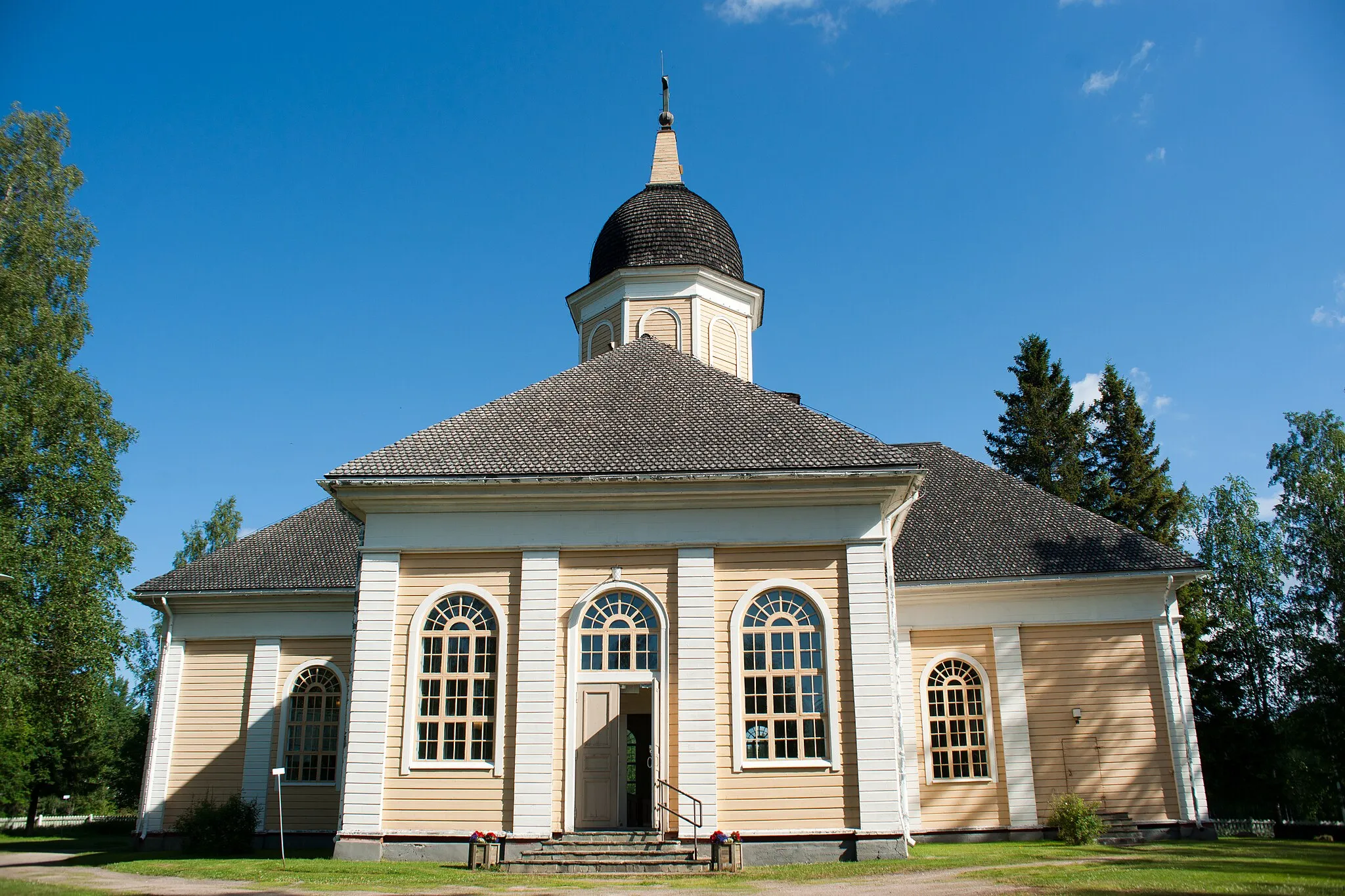 Photo showing: Church in Hyrynsalmi, Finland.