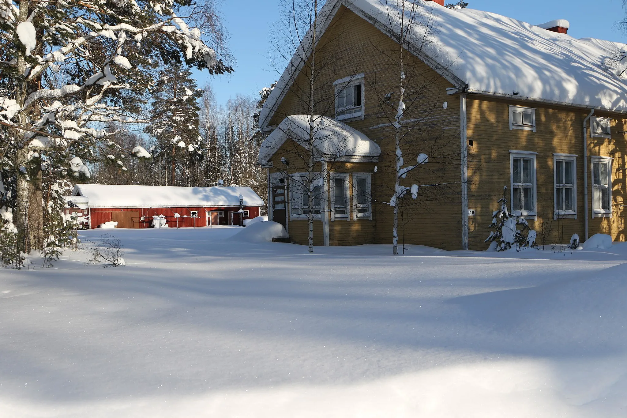 Photo showing: An old school in Hyrynsalmi