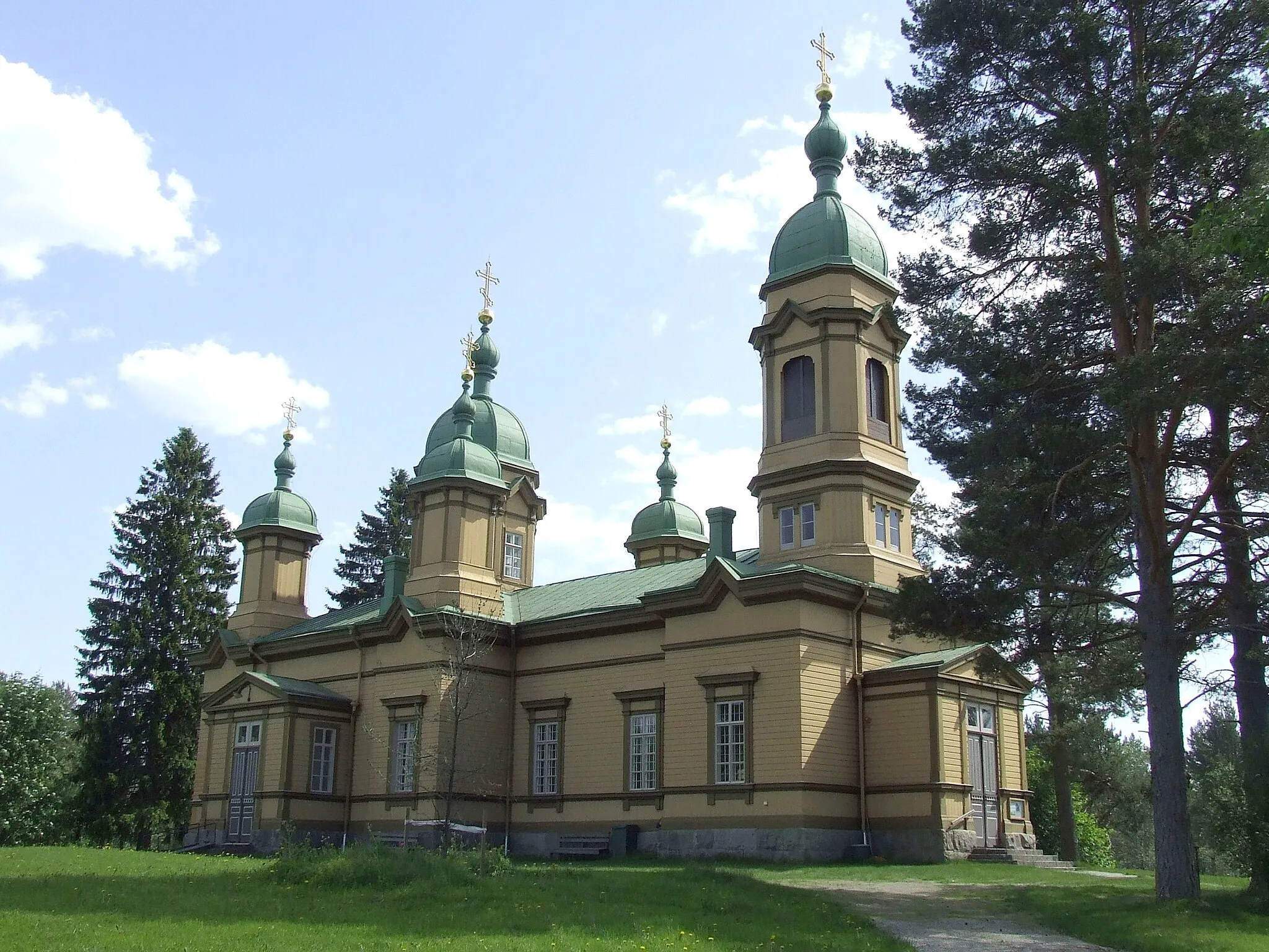 Photo showing: The orthodox church in Ilomantsi, Finland.