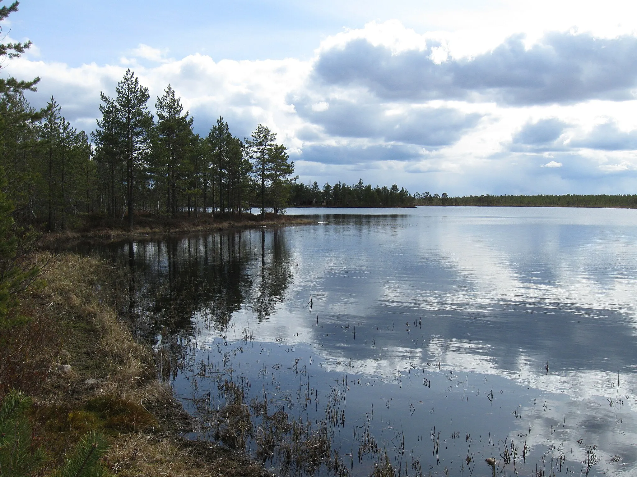 Photo showing: The lake Mourunginjärvi in Kempele, Finland.