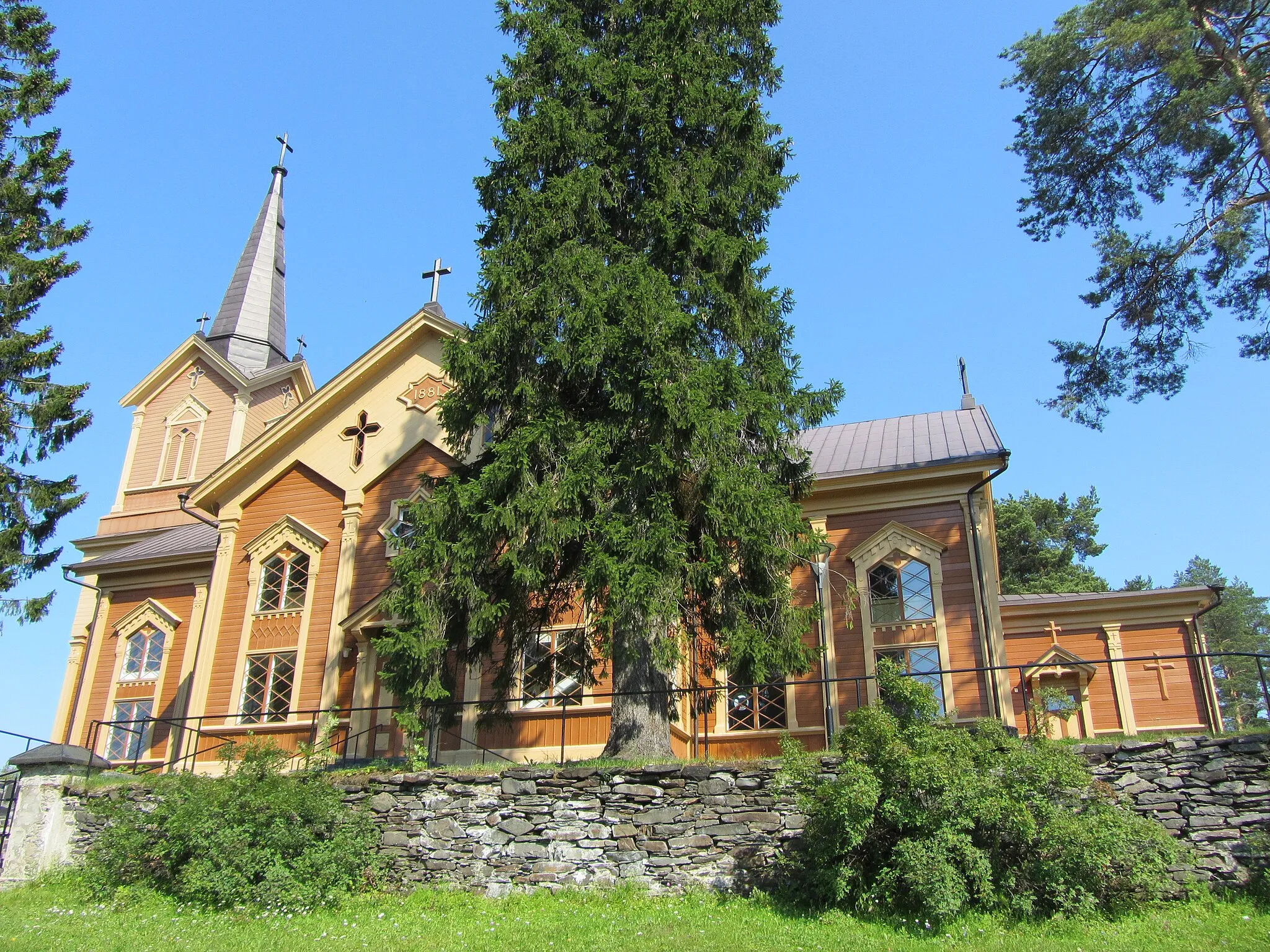 Photo showing: Kontiolahti Church