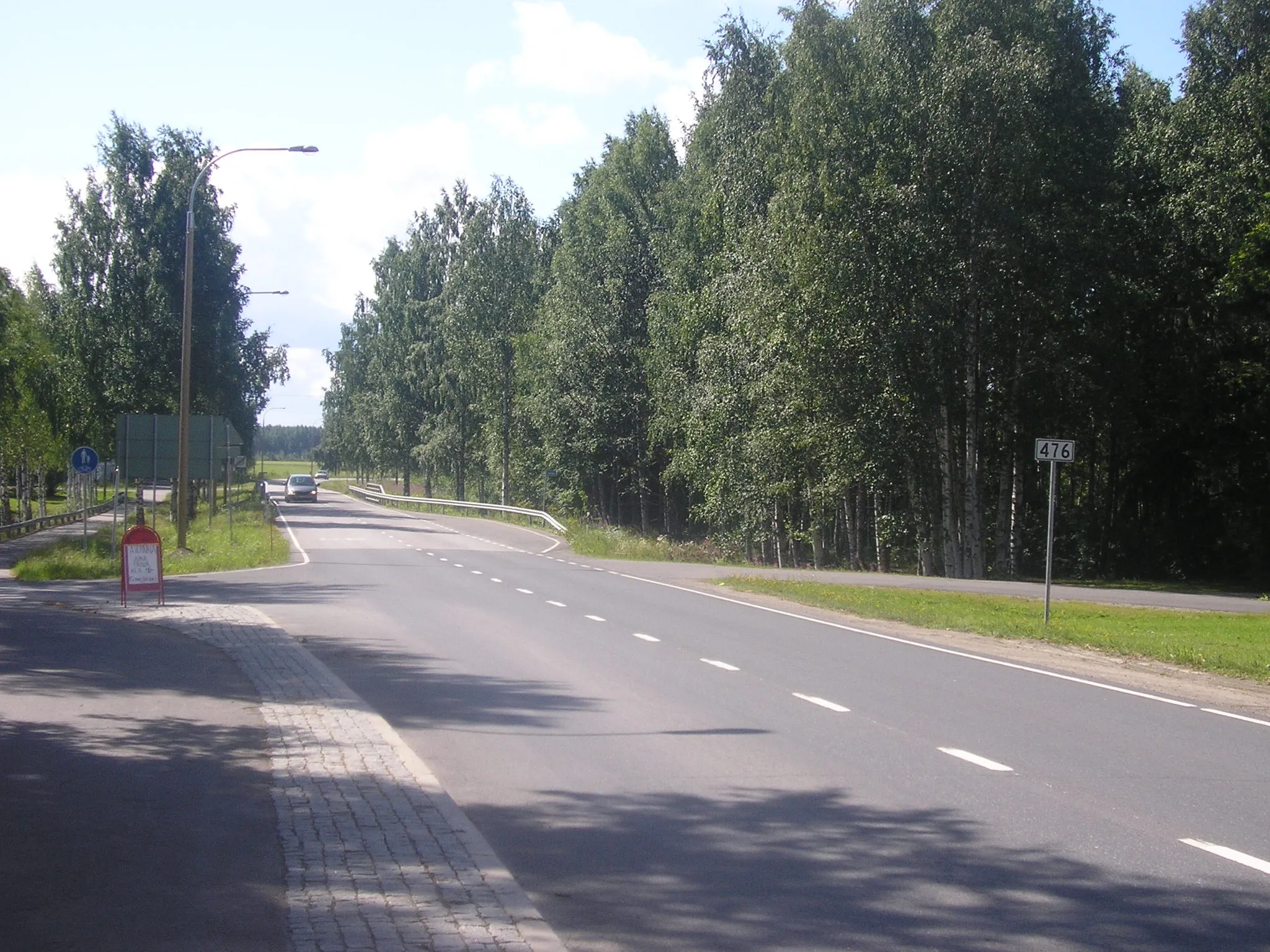 Photo showing: Regional road 476 in Liperi center, Finland