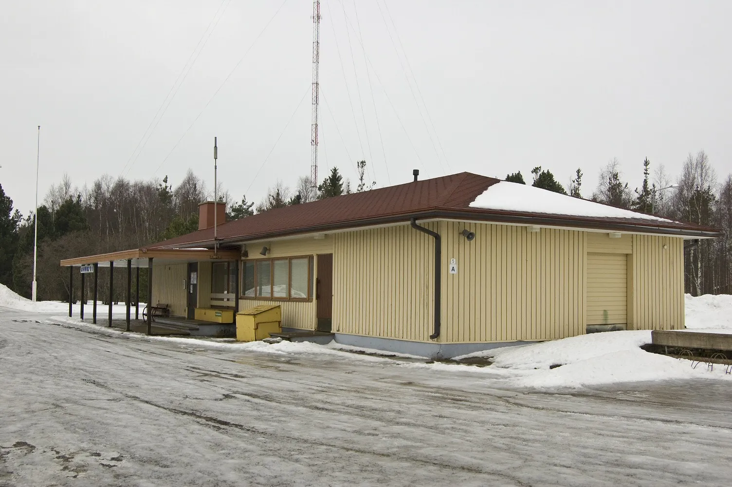 Photo showing: Ruukki railway station, Siikajoki, Finland.