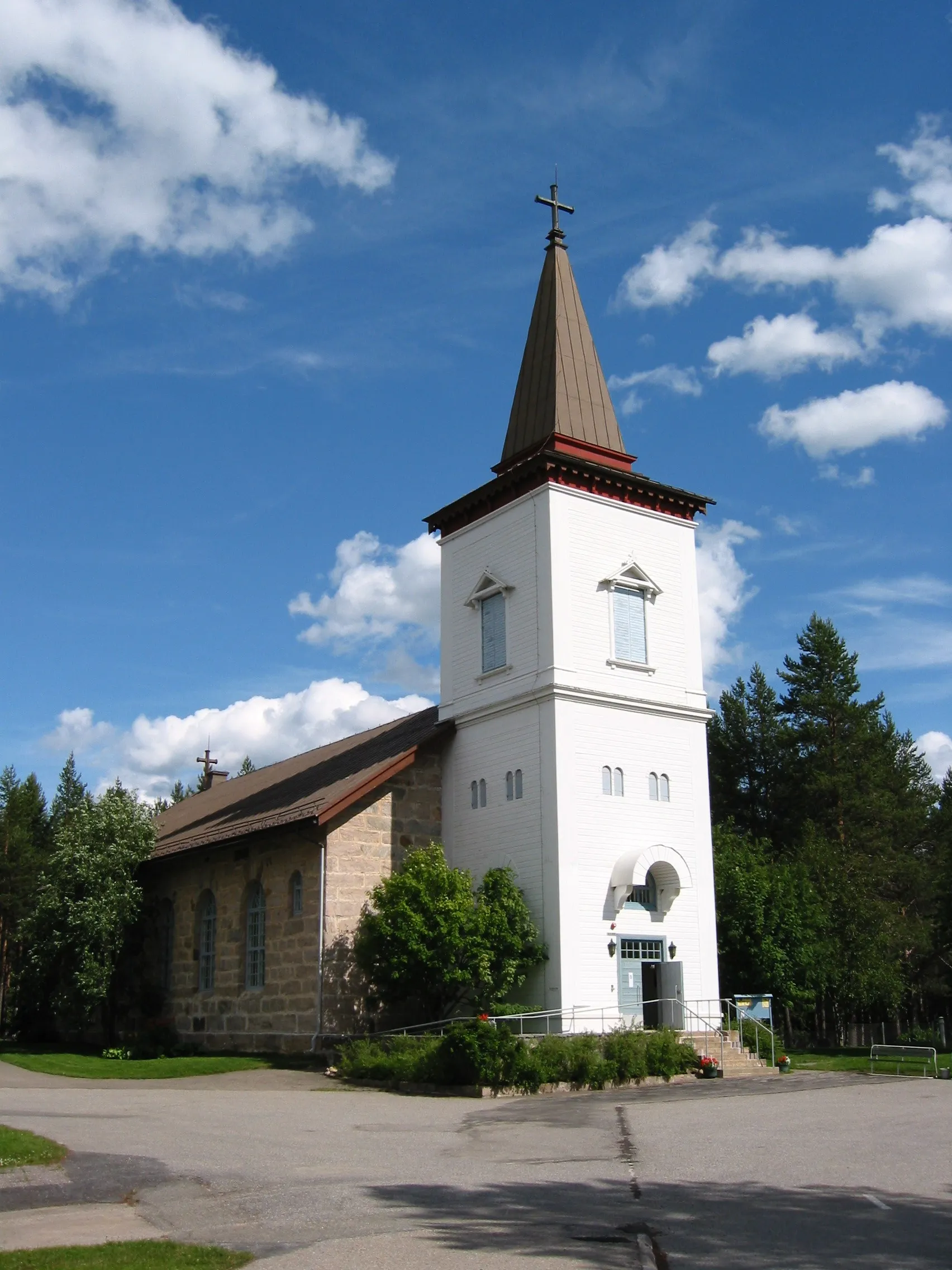 Photo showing: Sodankylä newer church, Finland. Completed in 1859. Architect: Ludvig Isak Lindqvist.