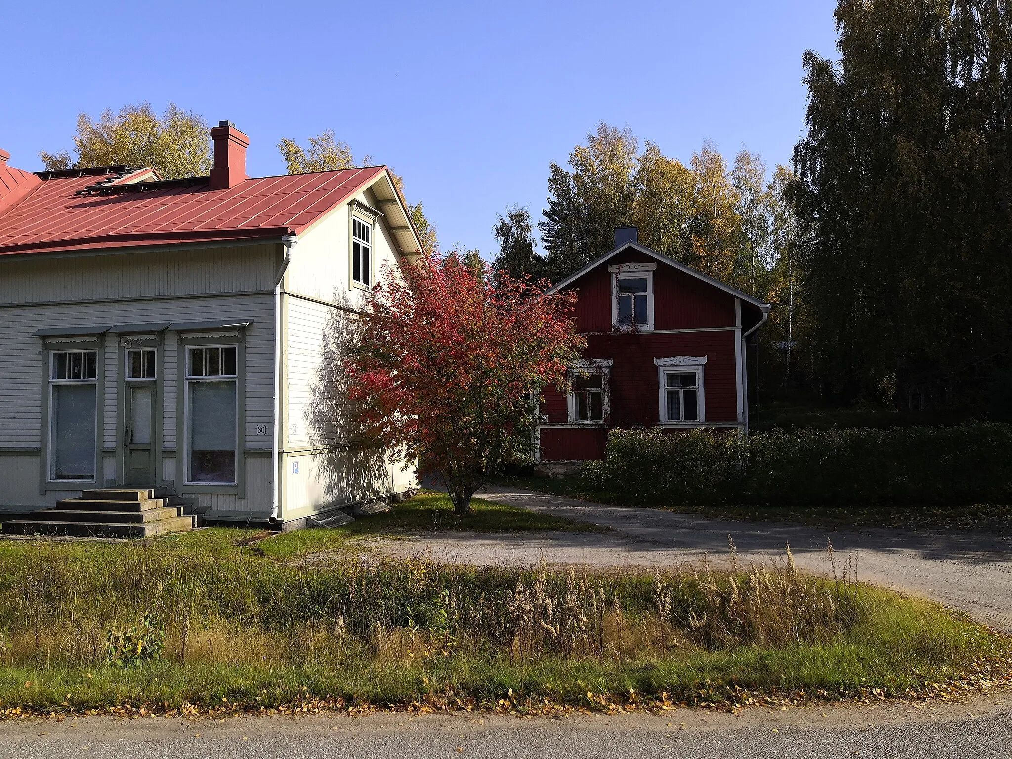 Photo showing: Putikko village, former sawmill community. Old sawmill headquarters.