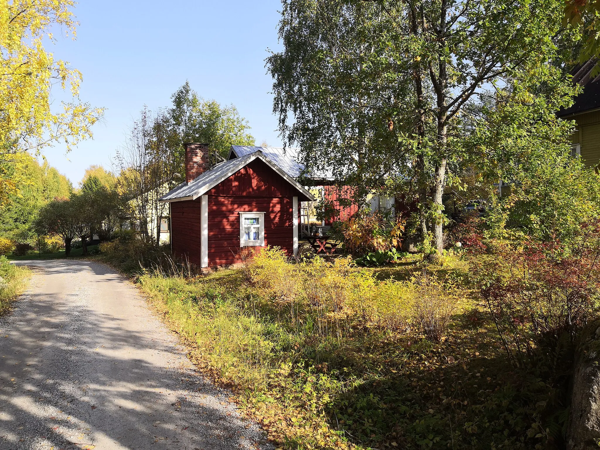 Photo showing: Putikko village, former sawmill community.