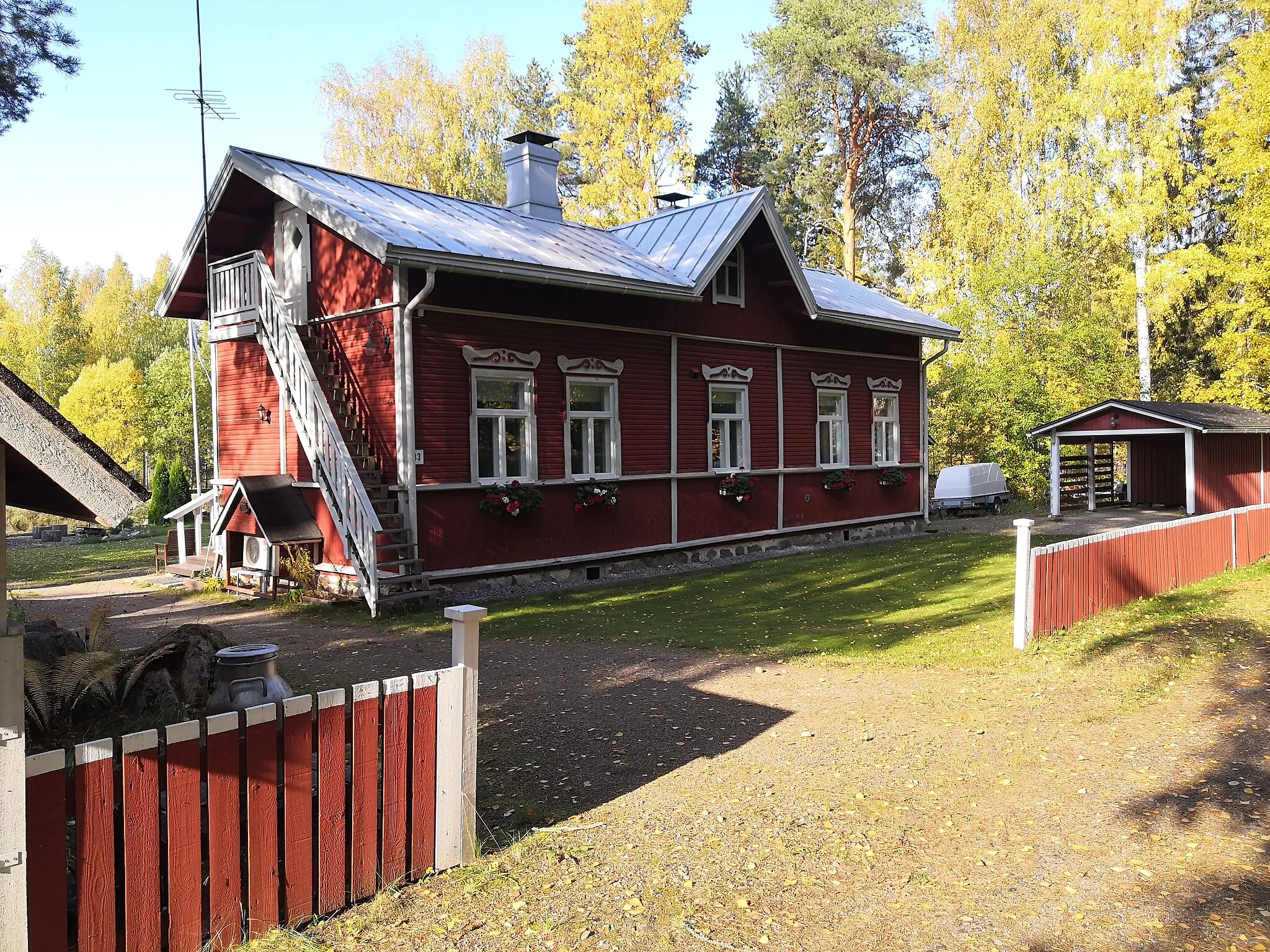 Photo showing: Putikko village, former sawmill community.