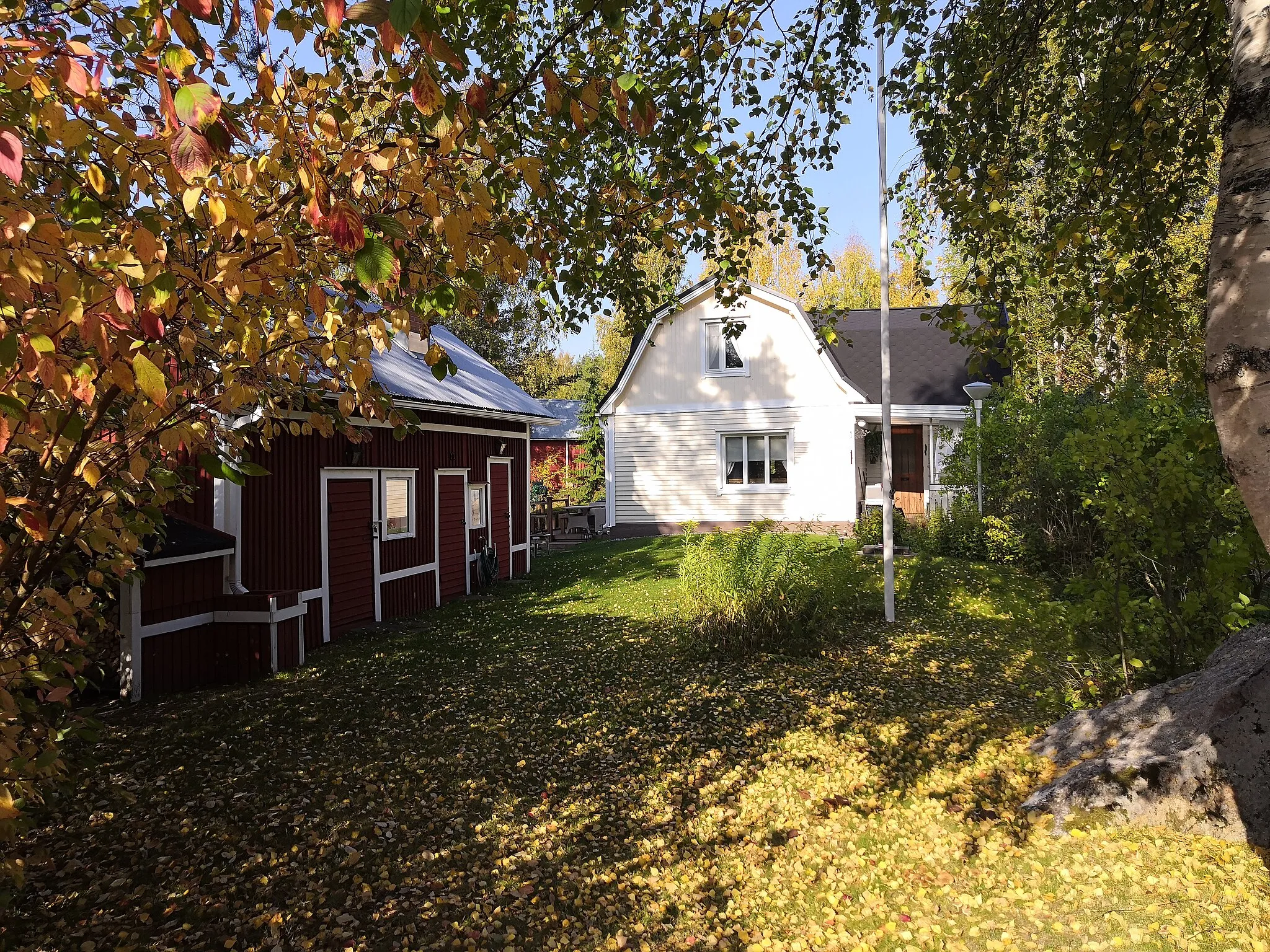 Photo showing: Putikko village, former sawmill community.