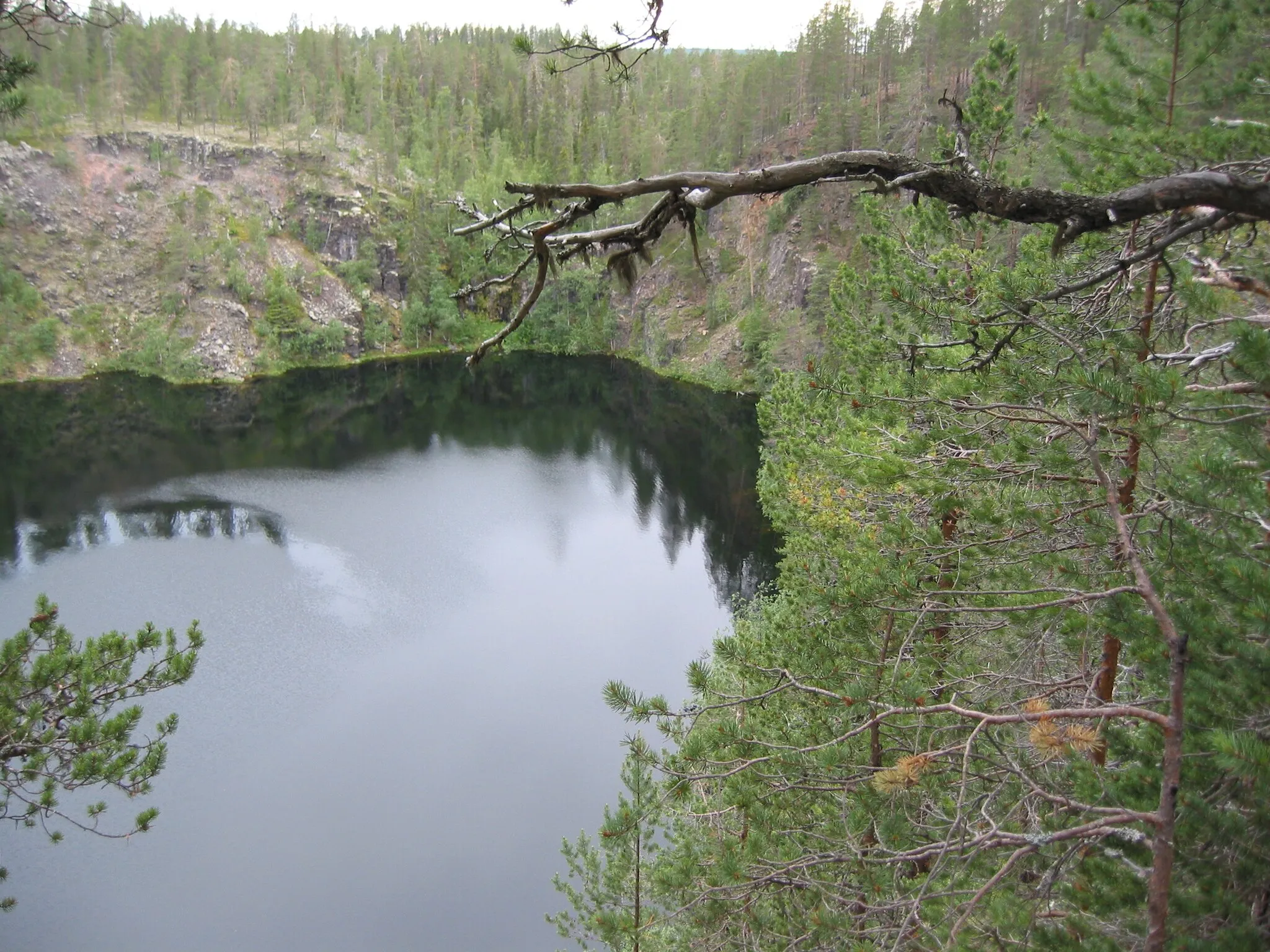 Photo showing: Pakasaivo lake in Muonio, Finland