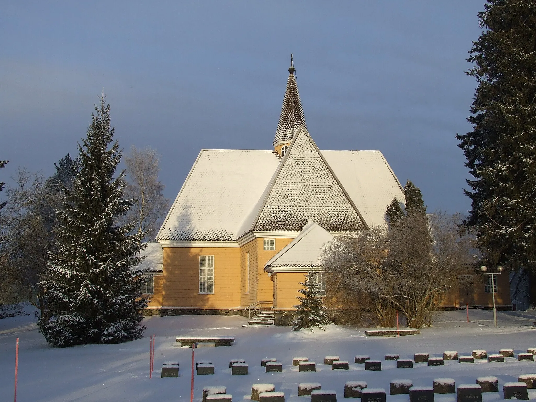Photo showing: Kiihtelysvaaran kirkko Joensuussa