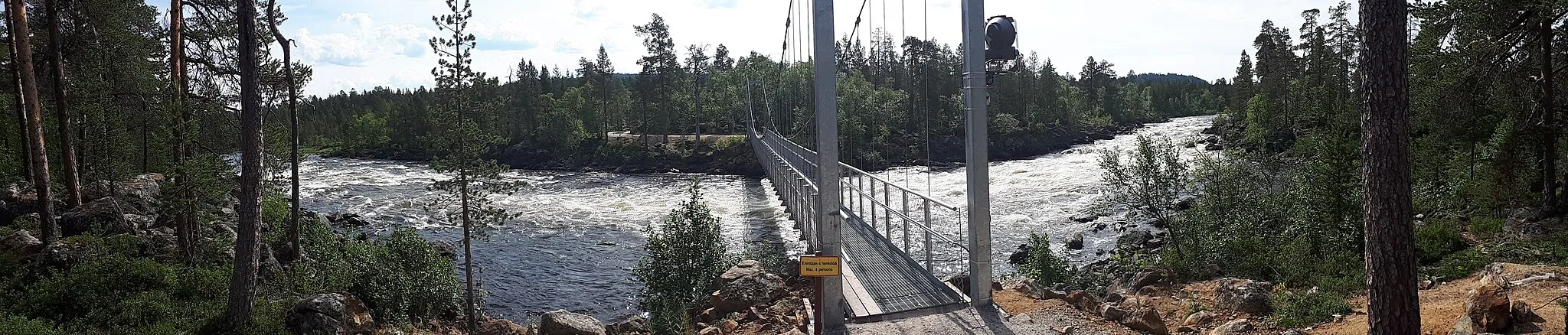 Photo showing: Brigde at Jäniskoski