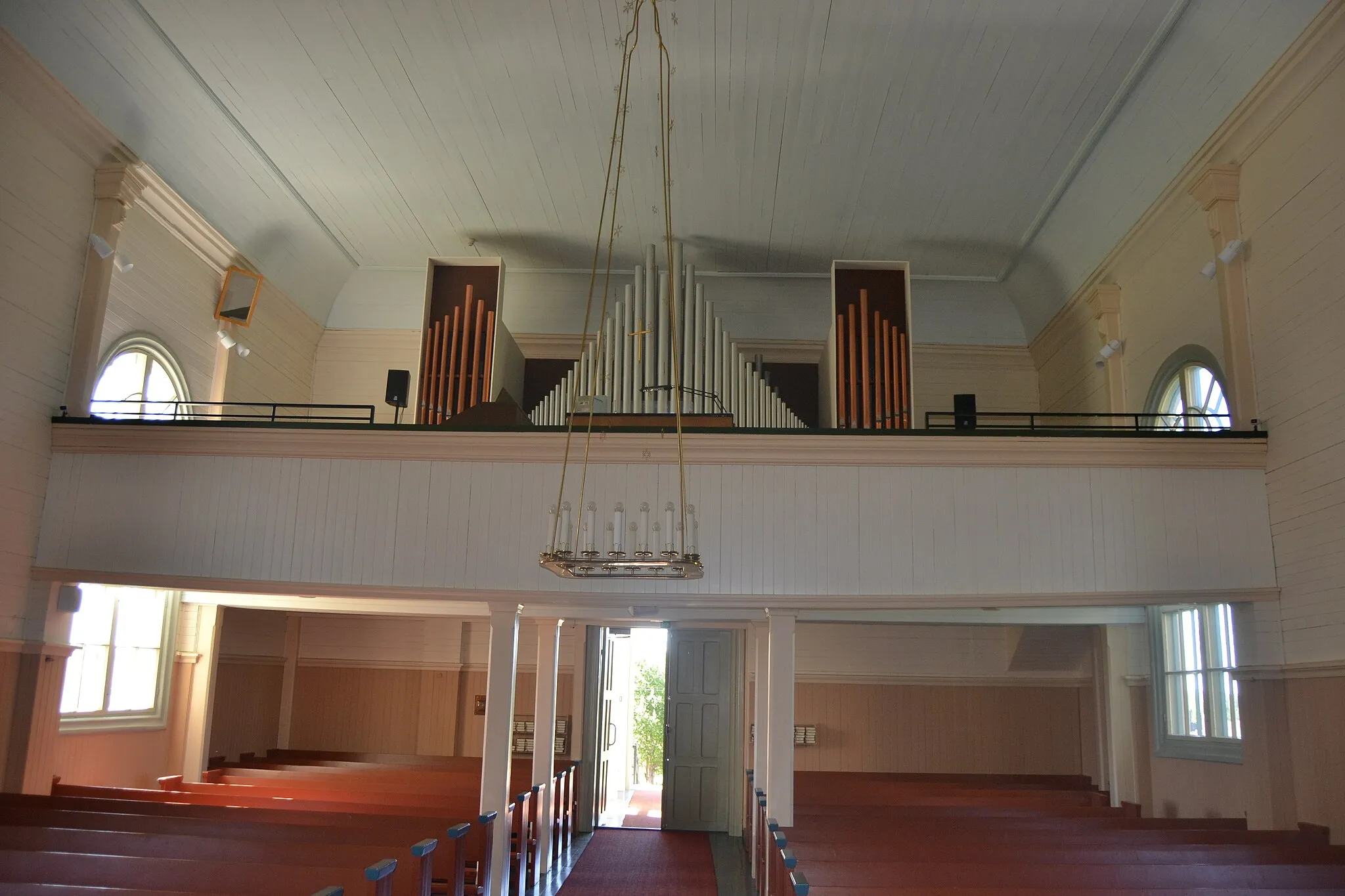 Photo showing: Interior of Muonio Church, Finland