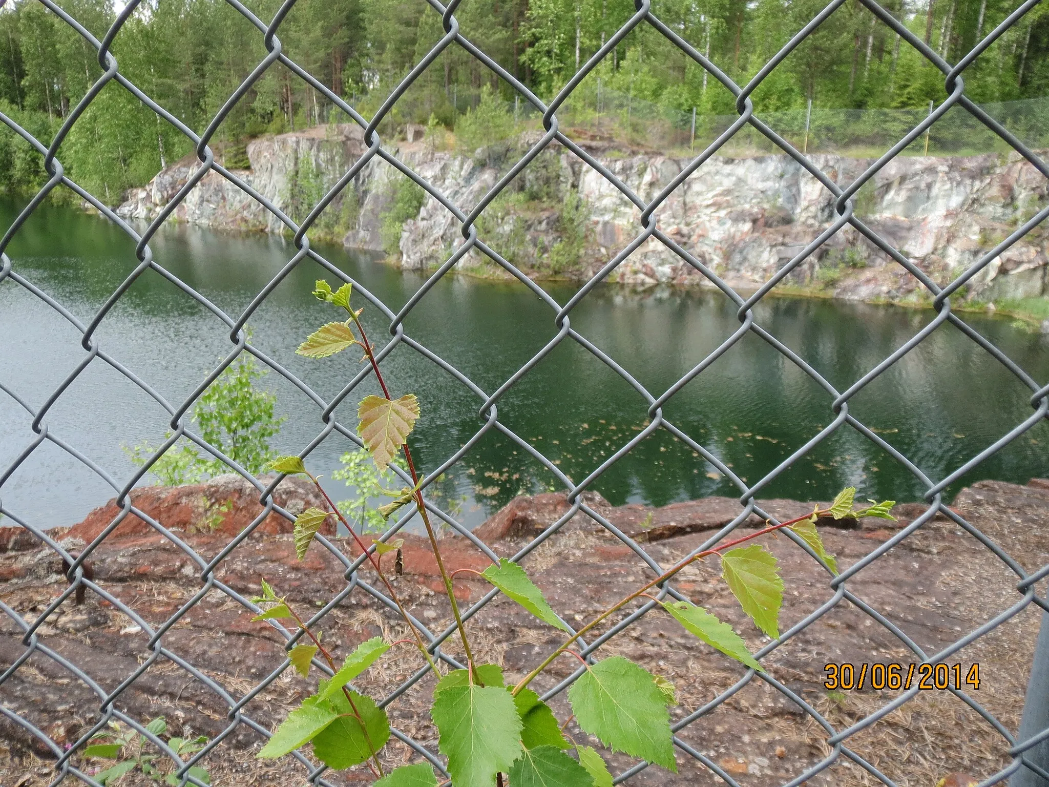 Photo showing: Old talc mine in Kajaani Finland