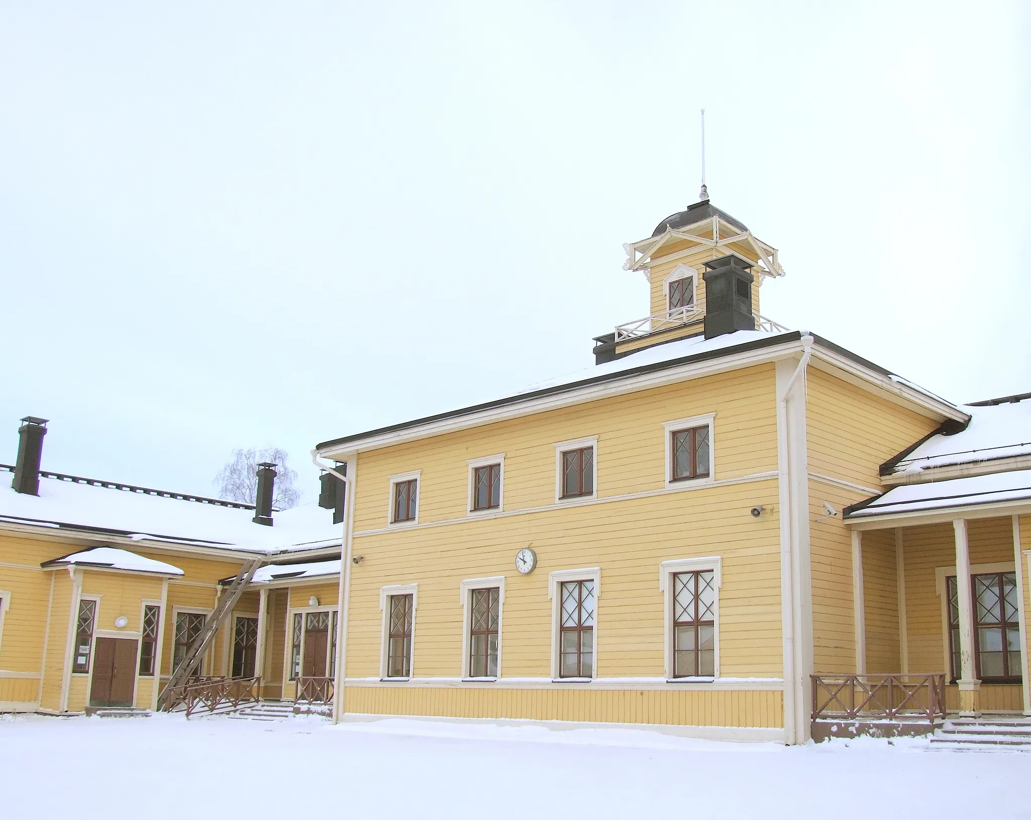 Photo showing: Heinätori primary school in Oulu, Finland