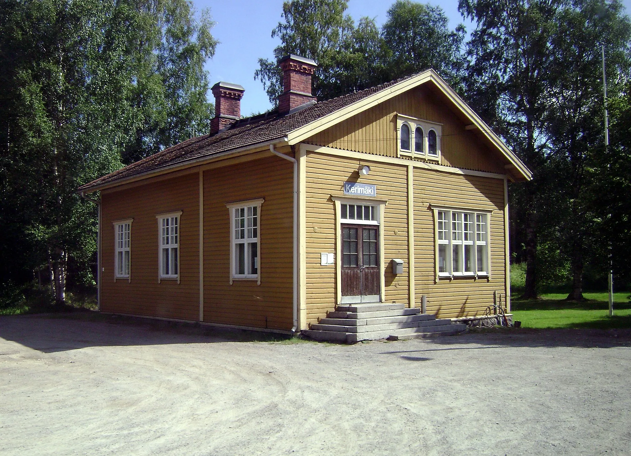 Photo showing: Kerimäki railway station