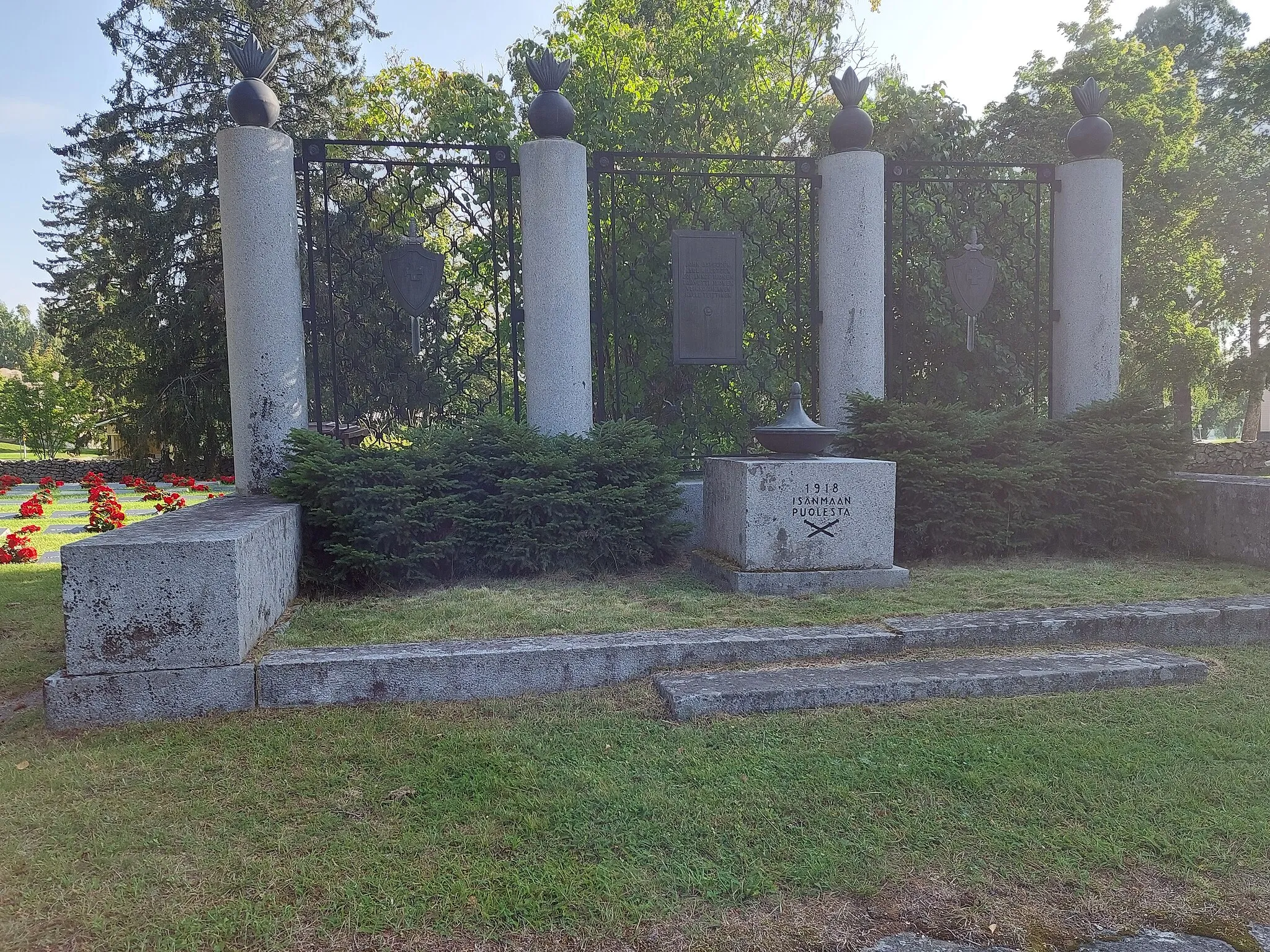 Photo showing: Memorial of 1918 war of Finland.