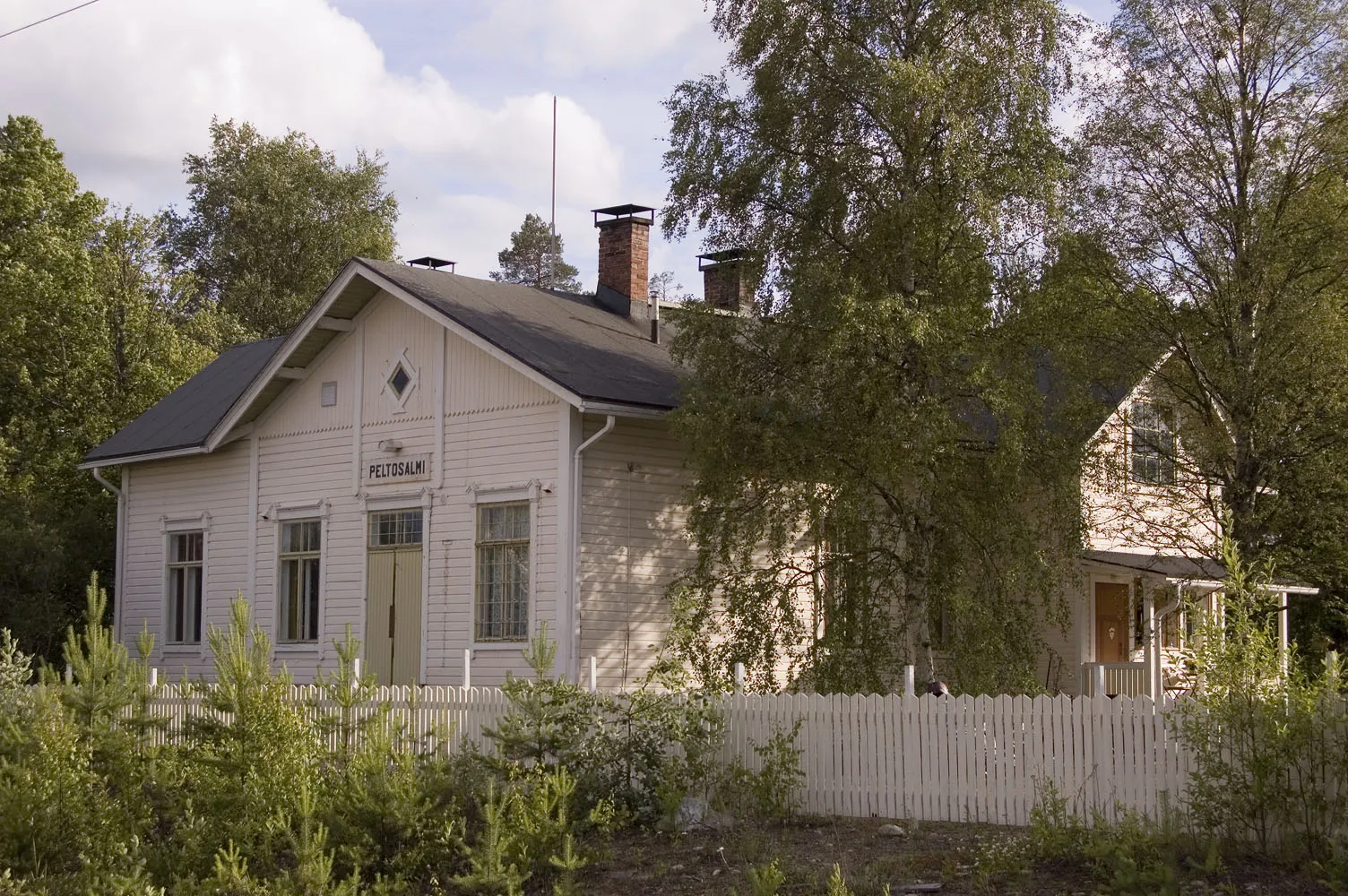 Photo showing: Peltosalmi railway station in Iisalmi, Finland.