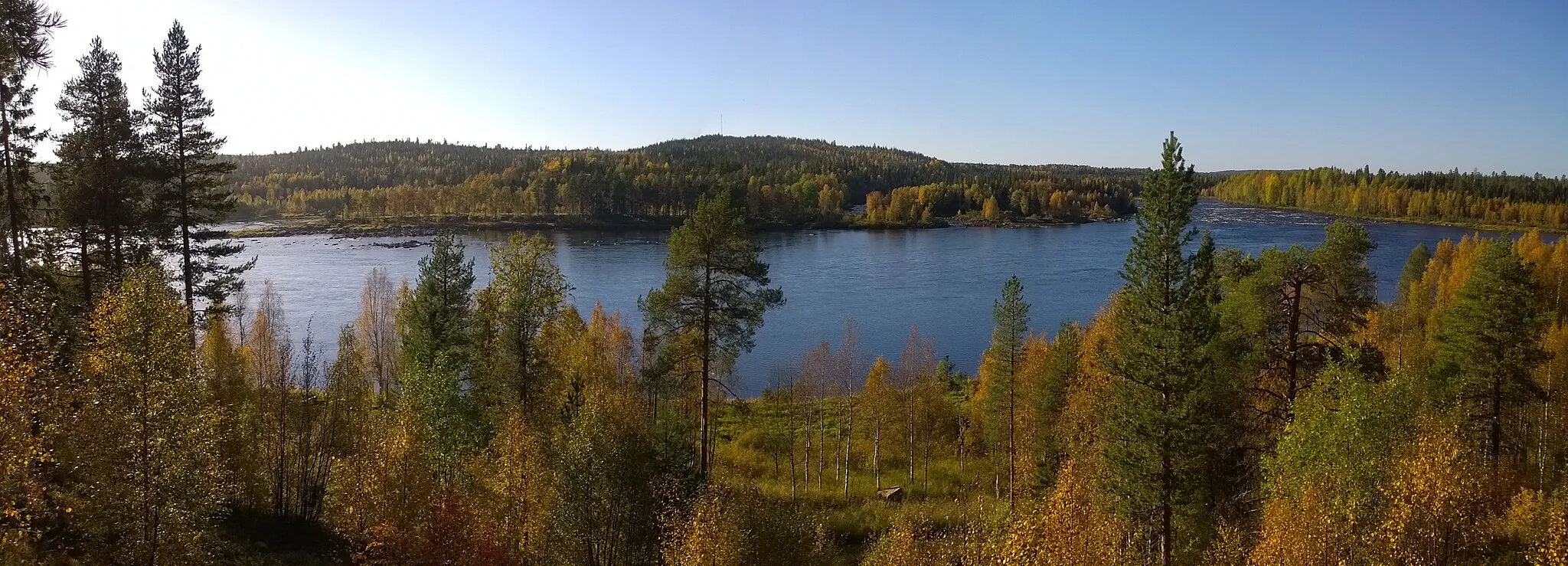 Photo showing: Tornion -Muonionjoen yhtymäkohta