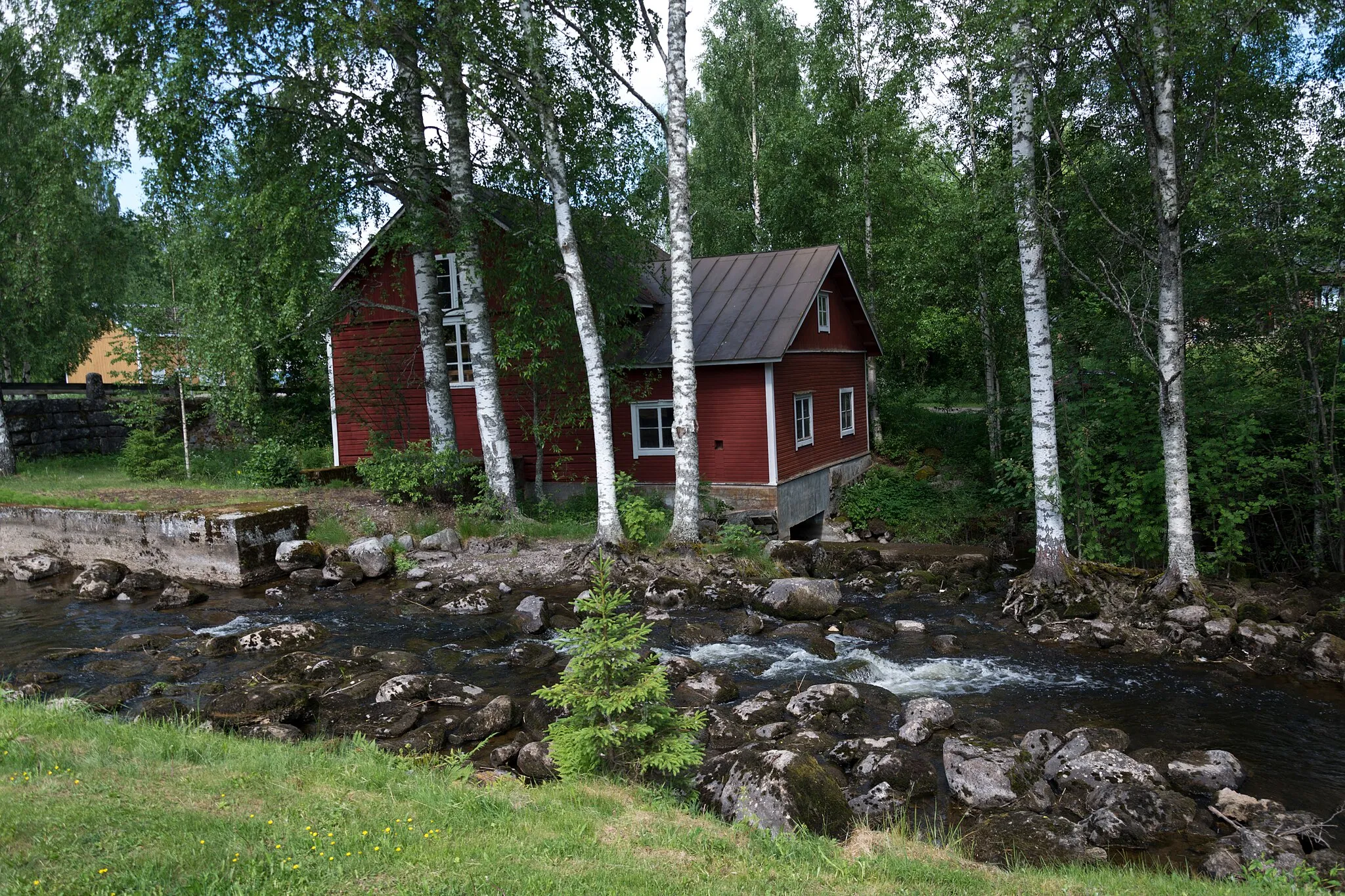 Photo showing: Kerkonkosken kanava Rautalammilla