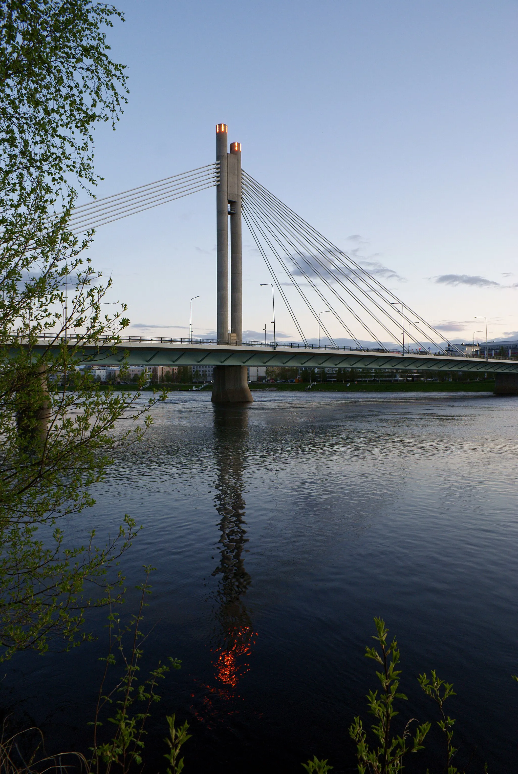 Photo showing: The bridge of Jatkankynttilä at Rovaniemi, Finland.