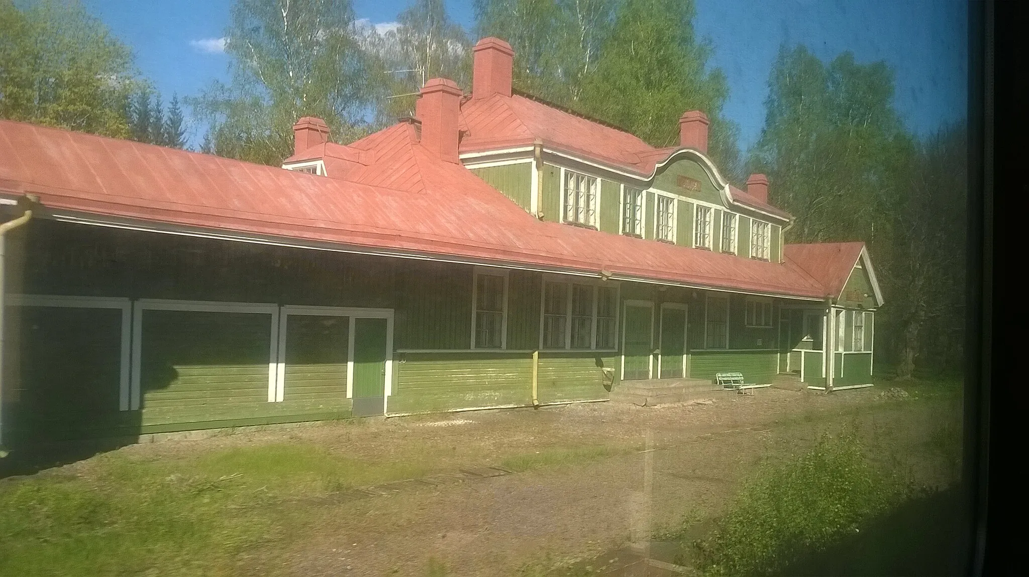 Photo showing: This is a photo of a monument in Finland identified by the ID 'Huutokoski railway station' (Q17142688) - RKY: 1445