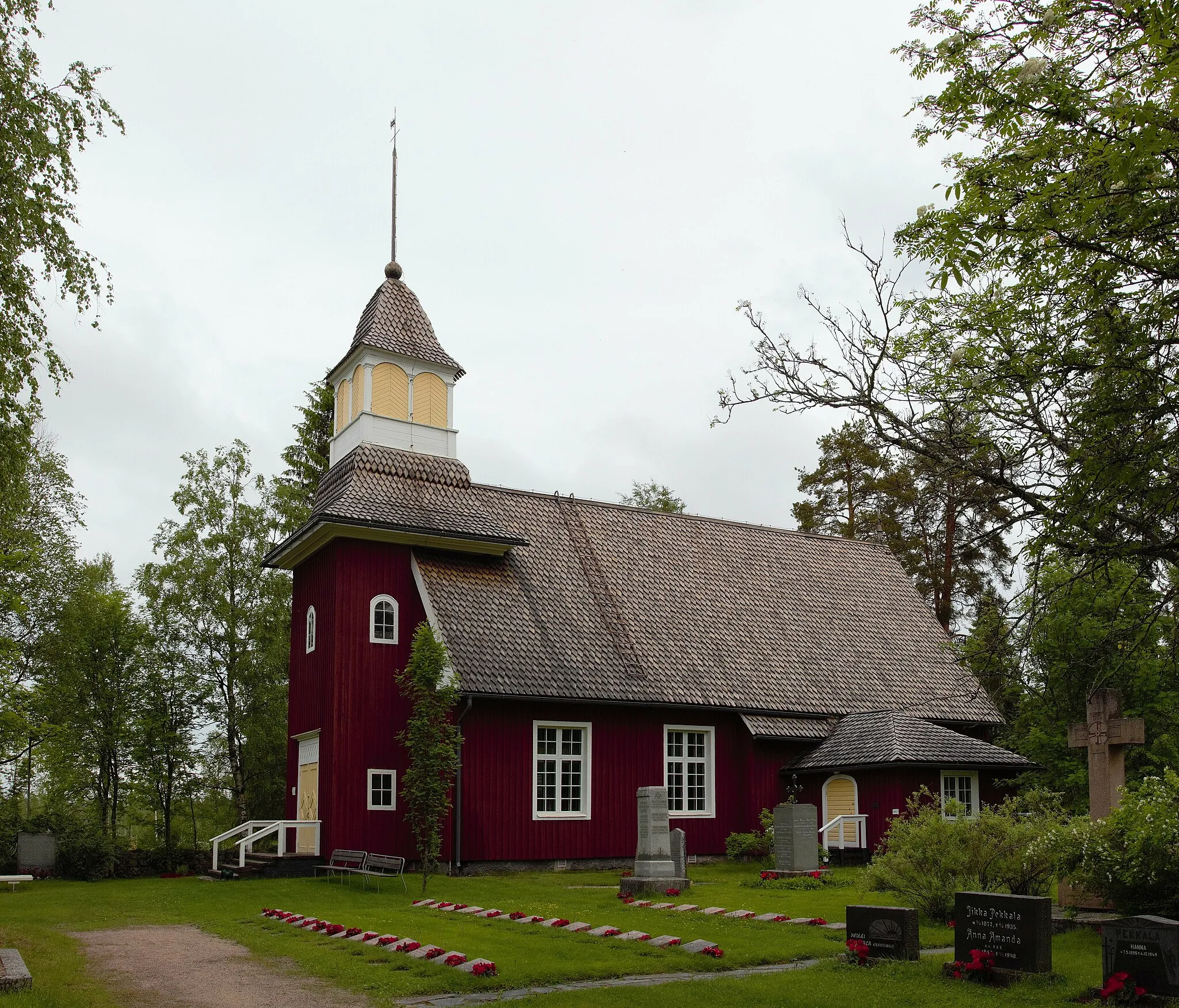 Photo showing: The Temmes Church in Tyrnävä.