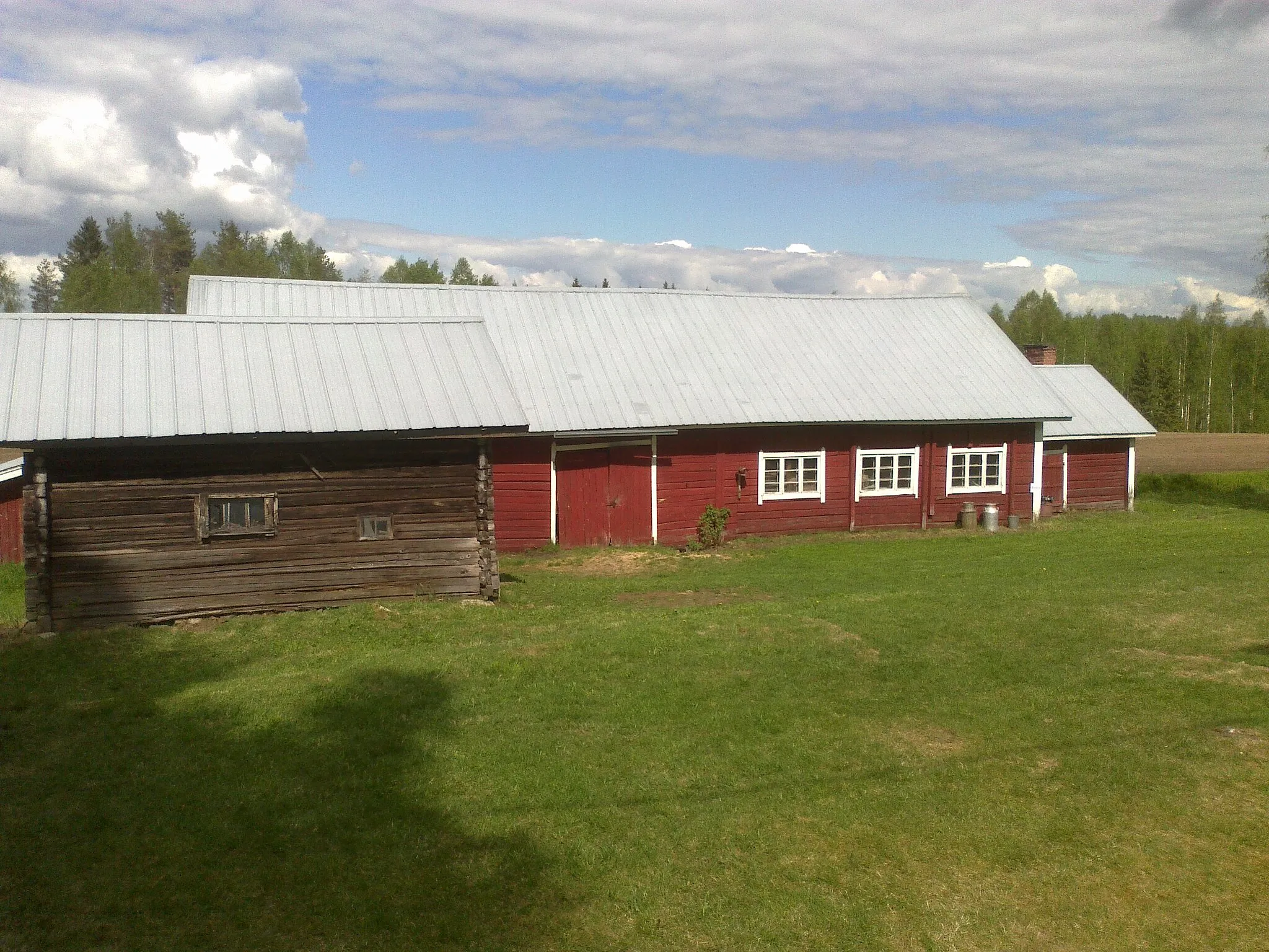 Photo showing: The new cowshed was built in 1934.